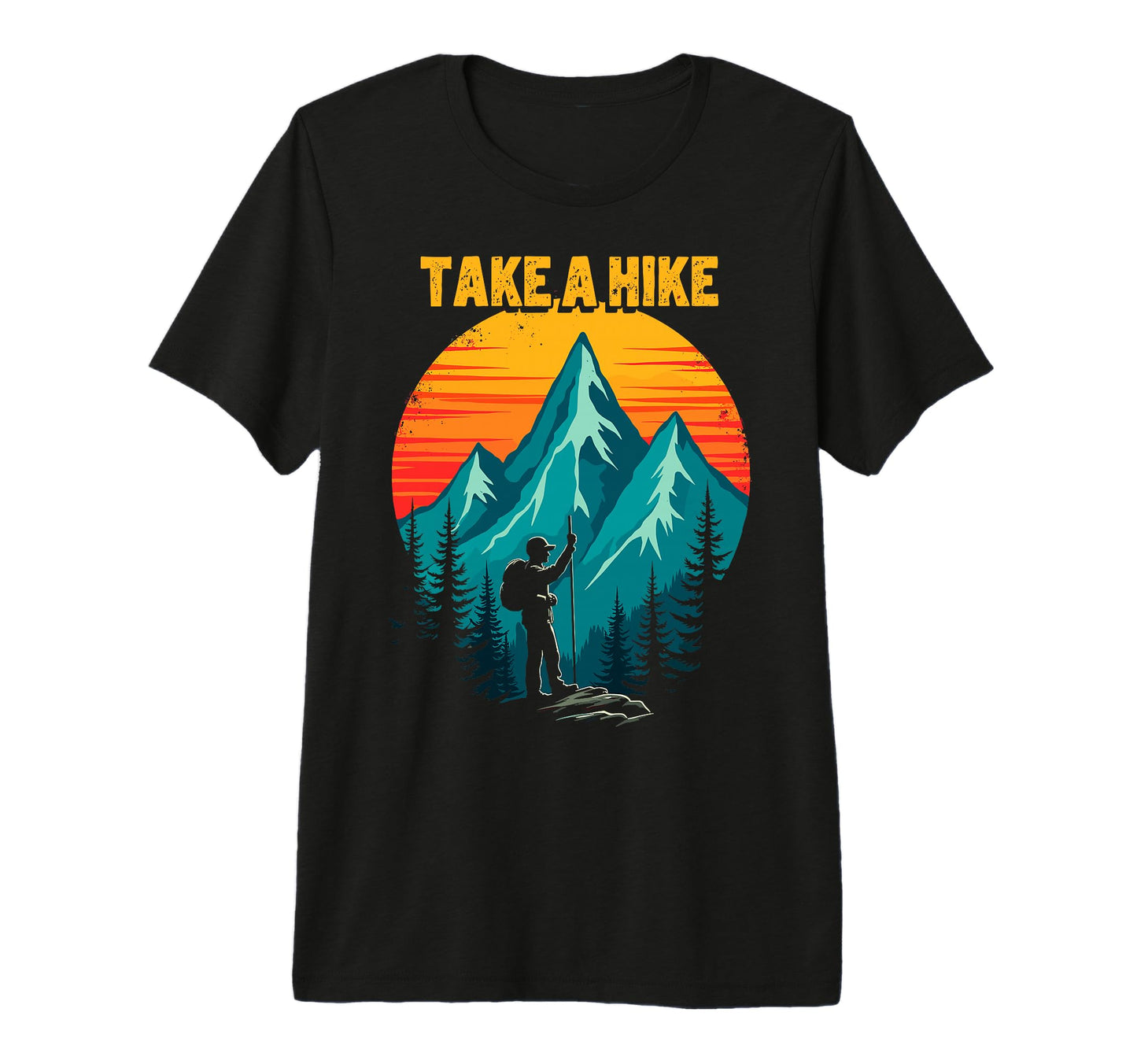 Funny Mountain Hiking Take Hike T-Shirt - Trendy Graphic Unisex - T-Shirt, Sweatshirt, Hoodie