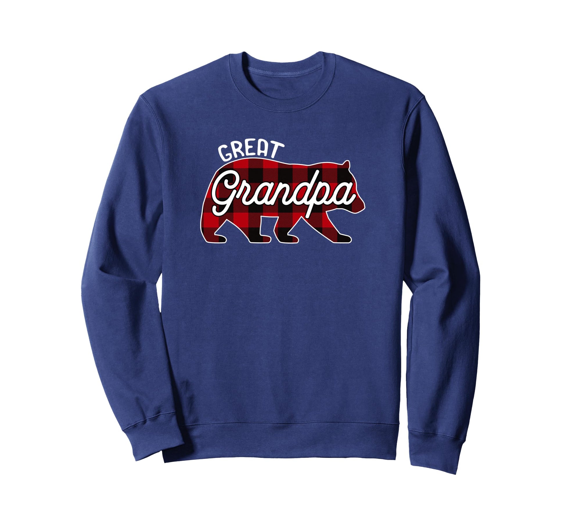 Great Grandpa Bear Red Buffalo Sweatshirt - Unique Graphic for Adults - T-Shirt, Sweatshirt, Hoodie