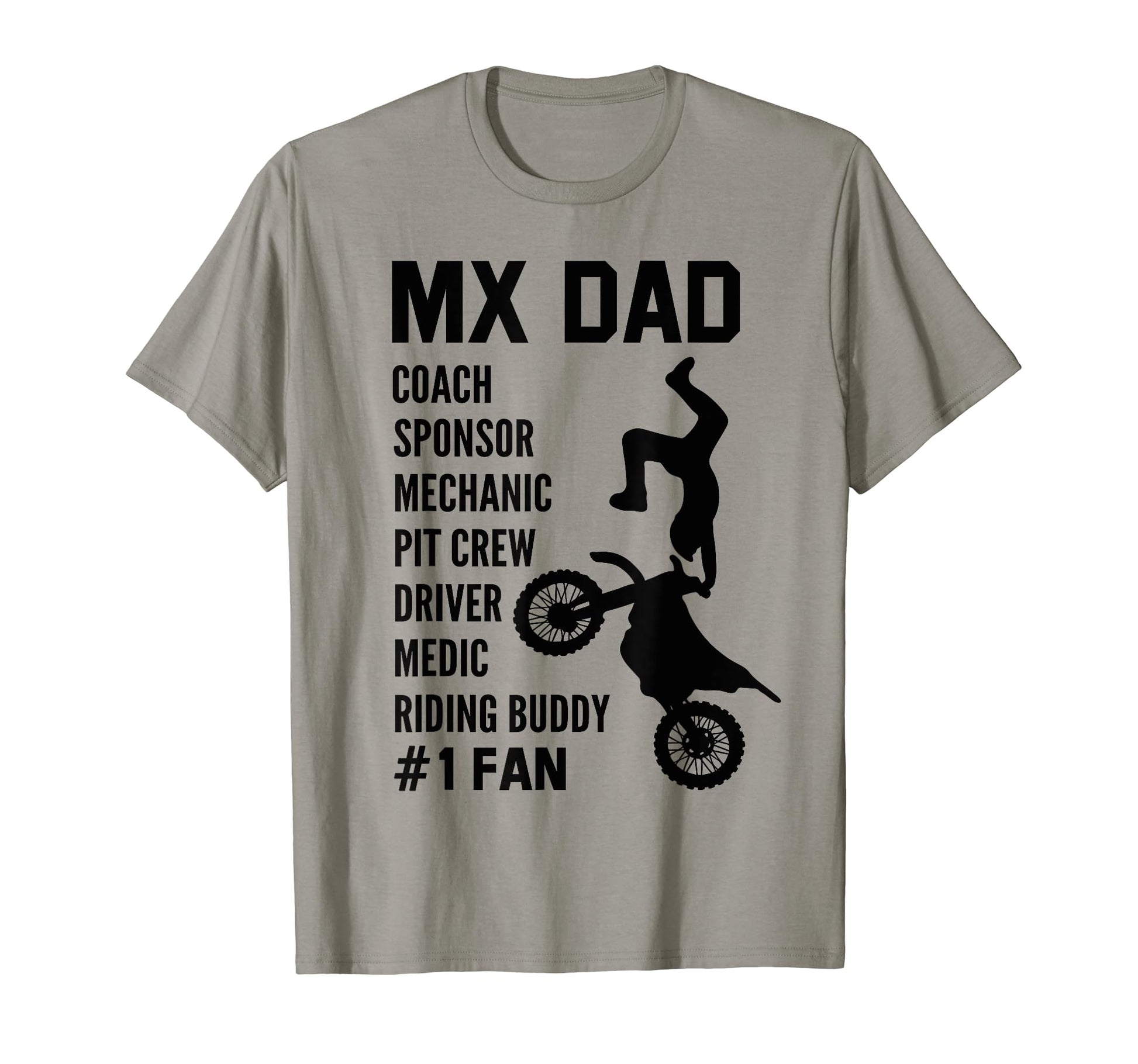 Fan Mx Dad Funny Motocross Rider Dirt T-Shirt - Custom Art Print Unisex - T-Shirt, Sweatshirt, Hoodie