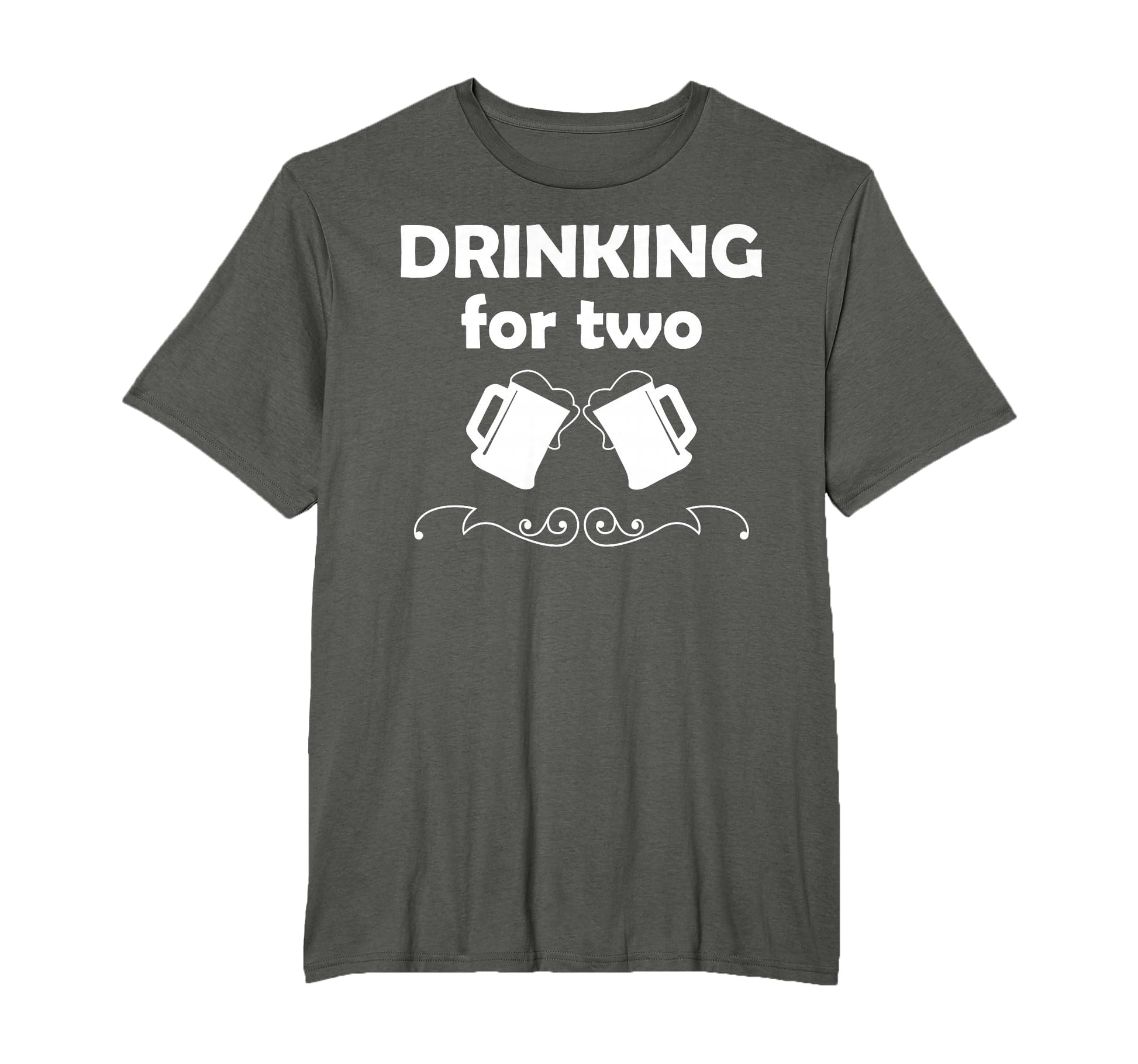 Drinking Two Pregnancy Announcement New T-Shirt - Novelty Apparel Unisex - T-Shirt, Sweatshirt, Hoodie
