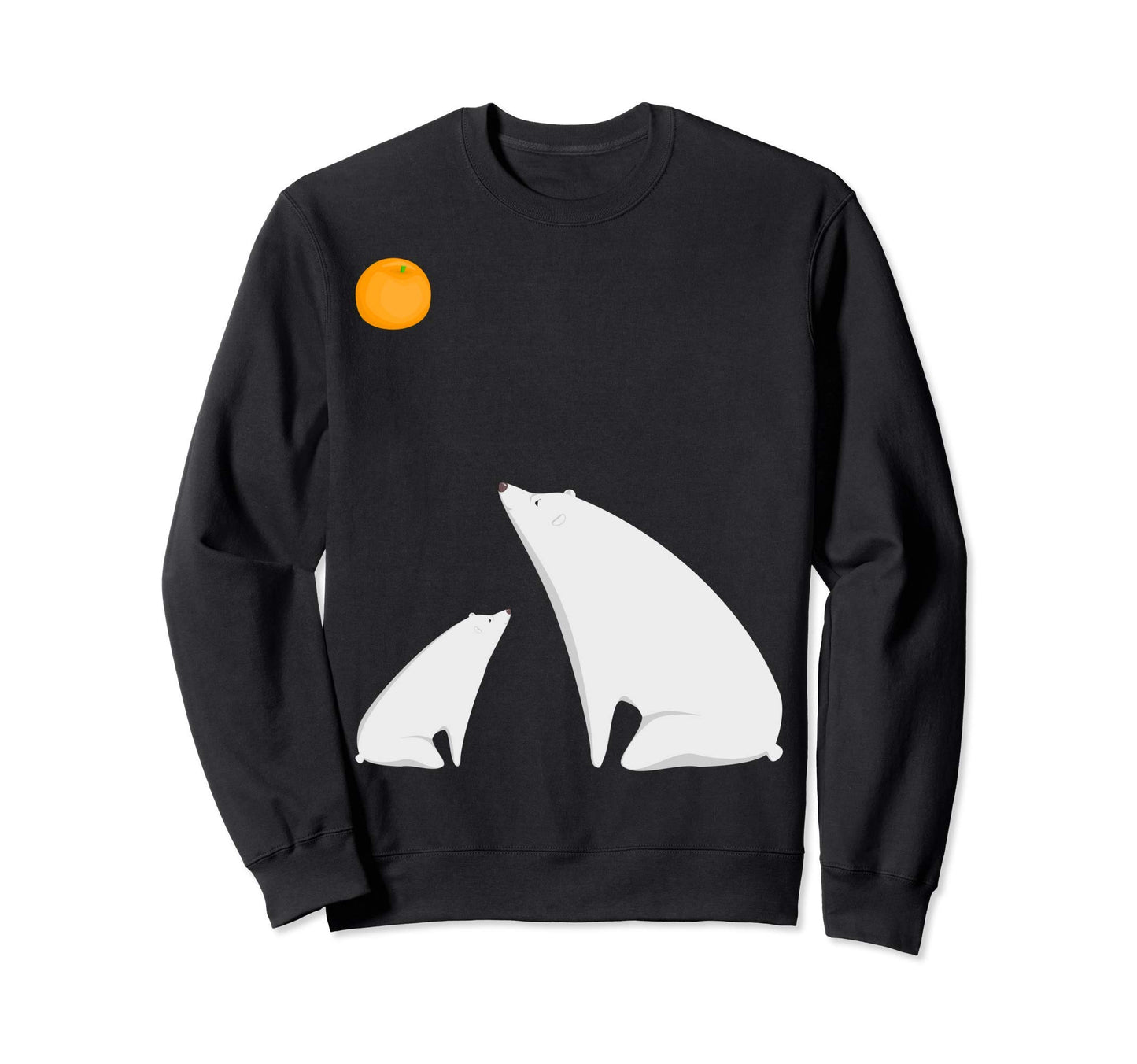 Mommy Bears Citrus Moon Polar Bear Pop Sweatshirt - Trendy Graphic Unisex - T-Shirt, Sweatshirt, Hoodie