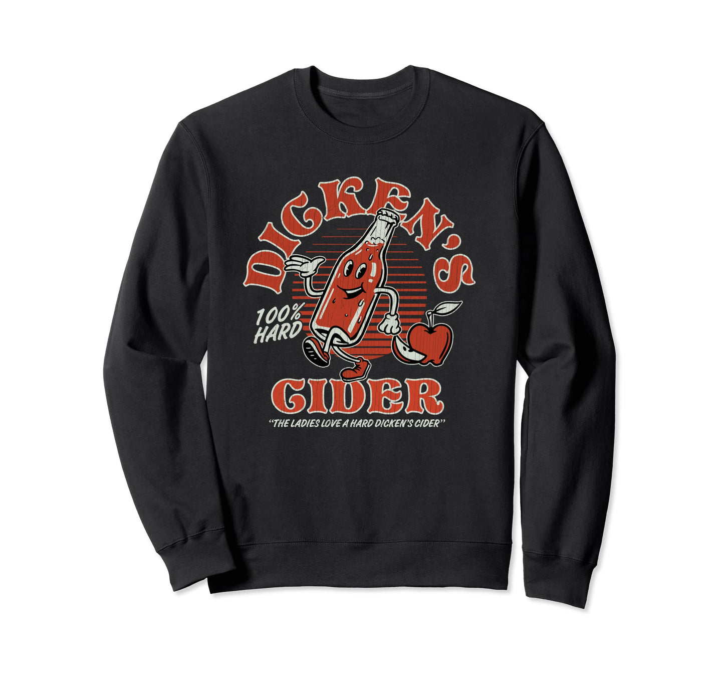 Funny Hard Cider Mascot Joke Sweatshirt - Streetwear Style for Adults - T-Shirt, Sweatshirt, Hoodie