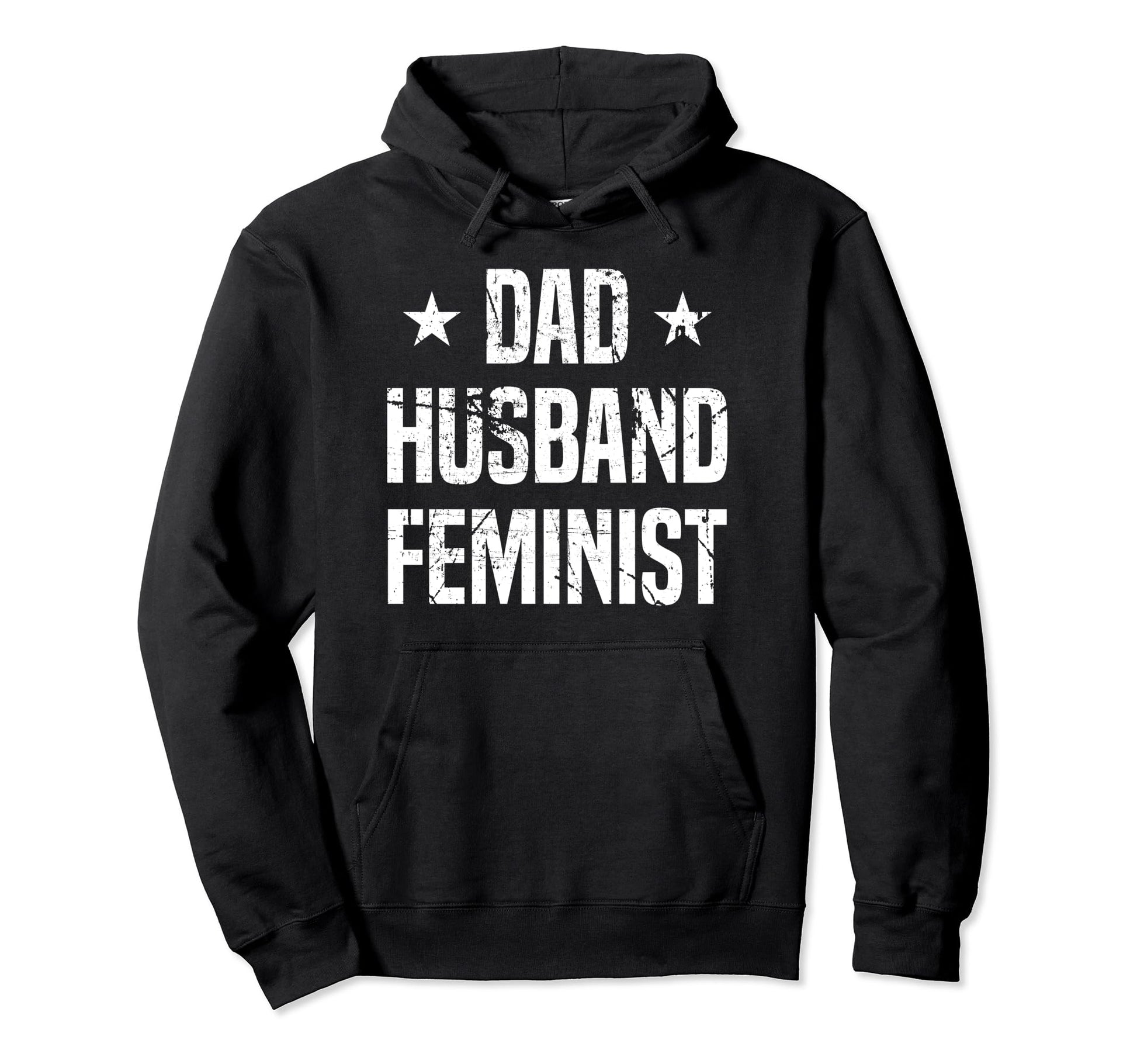 Dad Husband Feminist Gifts Fathers Hoodie - Minimalist Print for Adults - T-Shirt, Sweatshirt, Hoodie