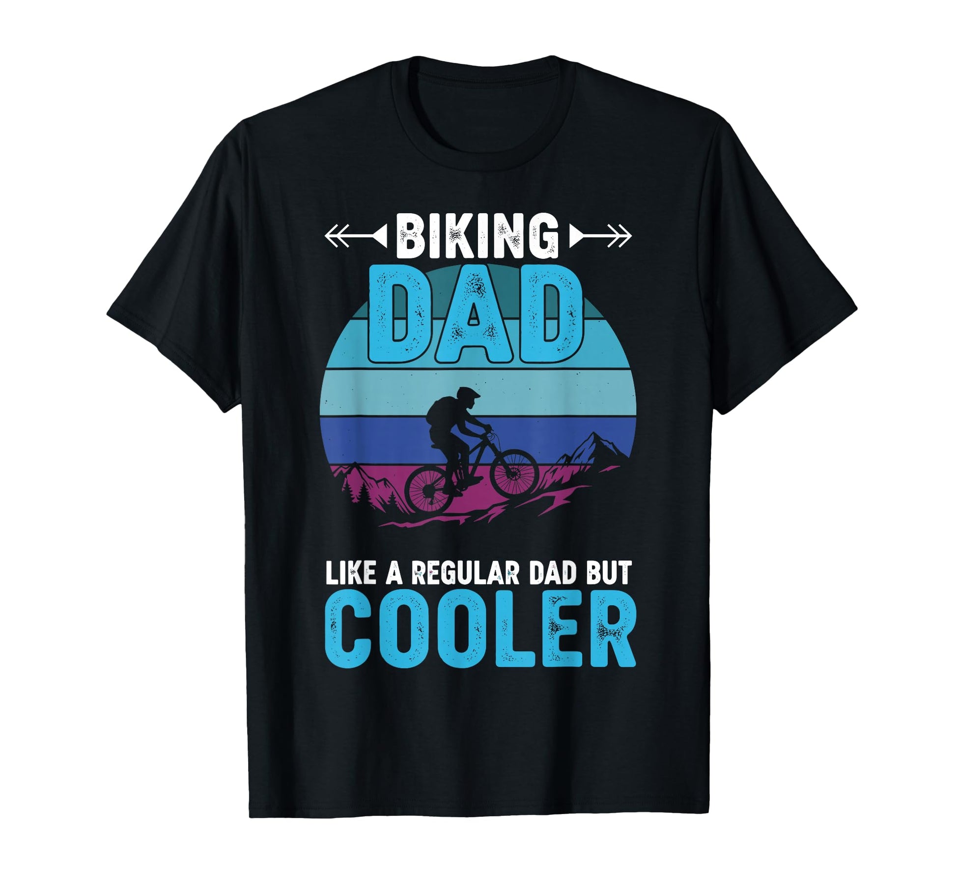 Biking Dad Like Regular Dad But T-Shirt - Aesthetic Graphic for Adults - T-Shirt, Sweatshirt, Hoodie