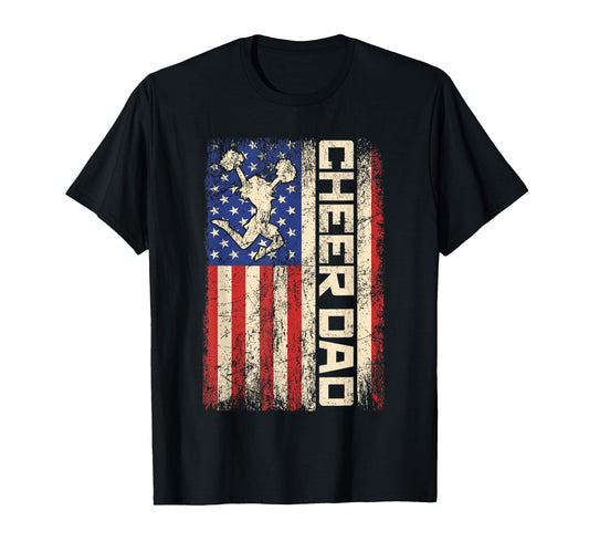 Cheerleader Dad Funny Cheer Dad T-Shirt - Fun Novelty Design for Adults - T-Shirt, Sweatshirt, Hoodie