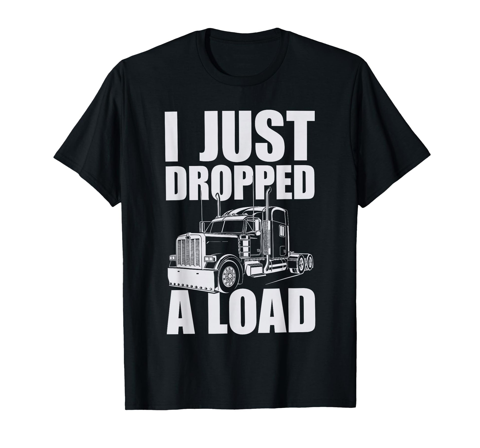 Truck Driver Art Big Rig Trailer Trucker T-Shirt - Graphic Print Unisex - T-Shirt, Sweatshirt, Hoodie