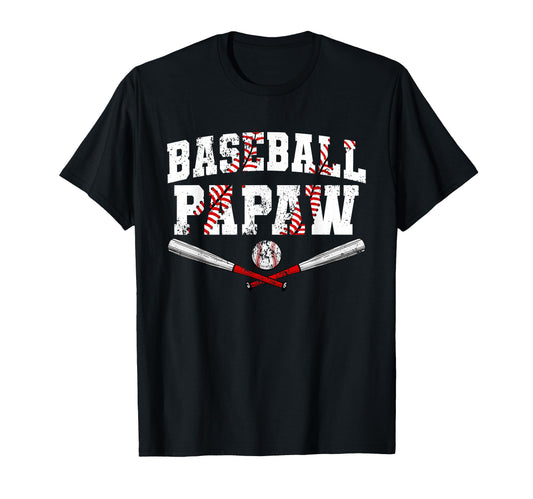 Baseball Papaw Baseball Lover Fathers T-Shirt - Streetwear Style Men Women - T-Shirt, Sweatshirt, Hoodie