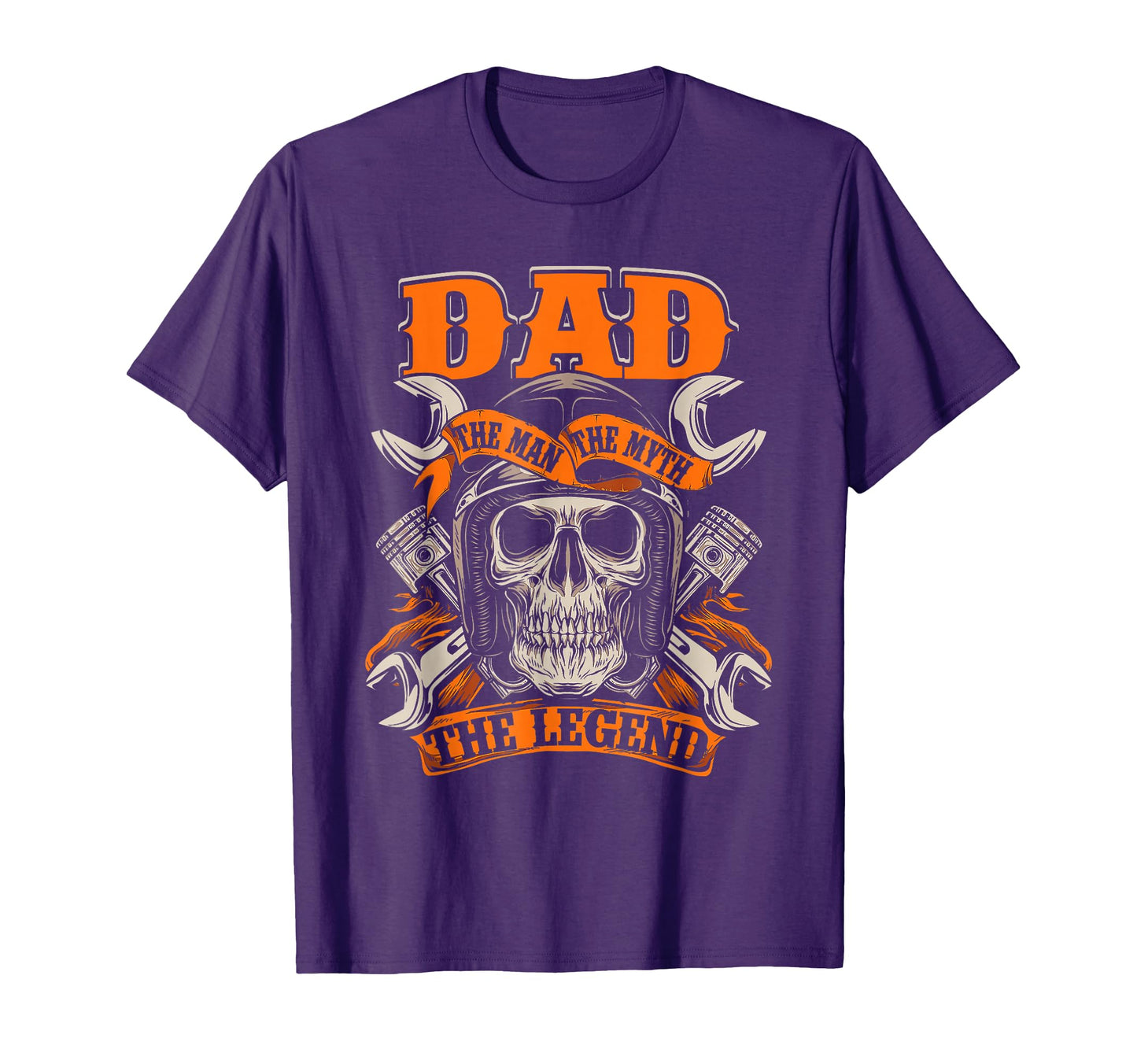 Biker Dad Motorcycle Fathers Day Myth T-Shirt - Graphic Print for Adults - T-Shirt, Sweatshirt, Hoodie