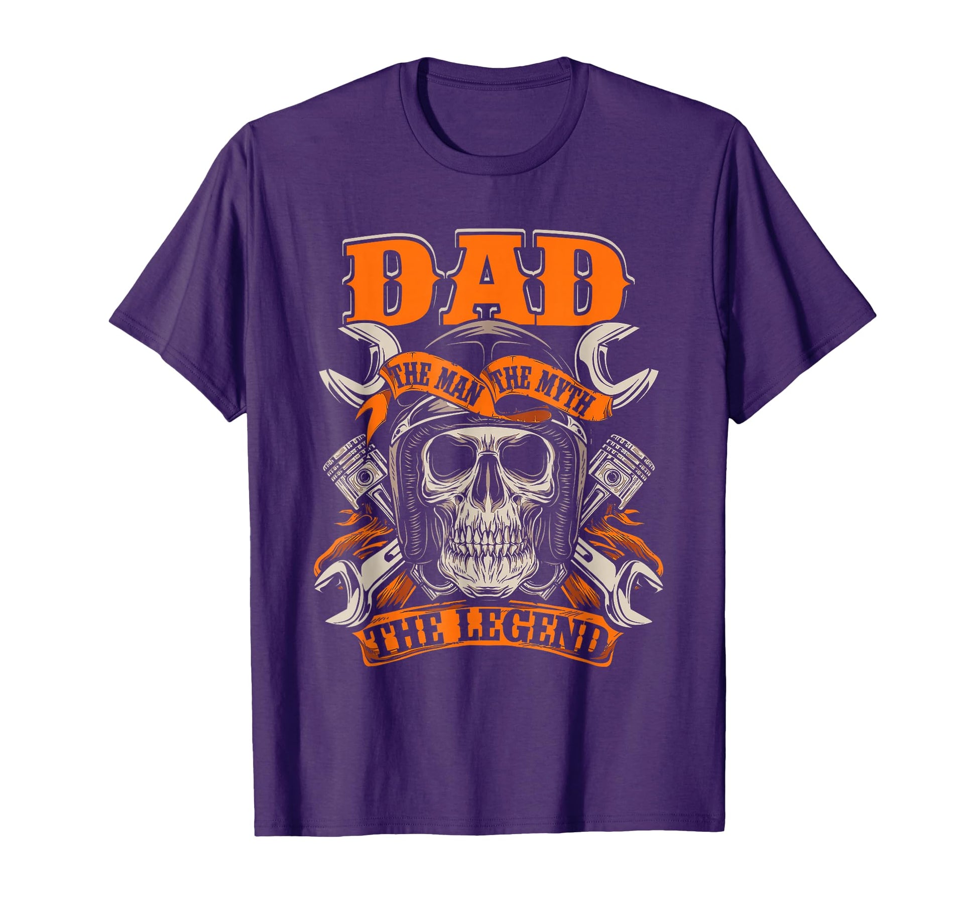 Biker Dad Motorcycle Fathers Day Myth T-Shirt - Graphic Print for Adults - T-Shirt, Sweatshirt, Hoodie