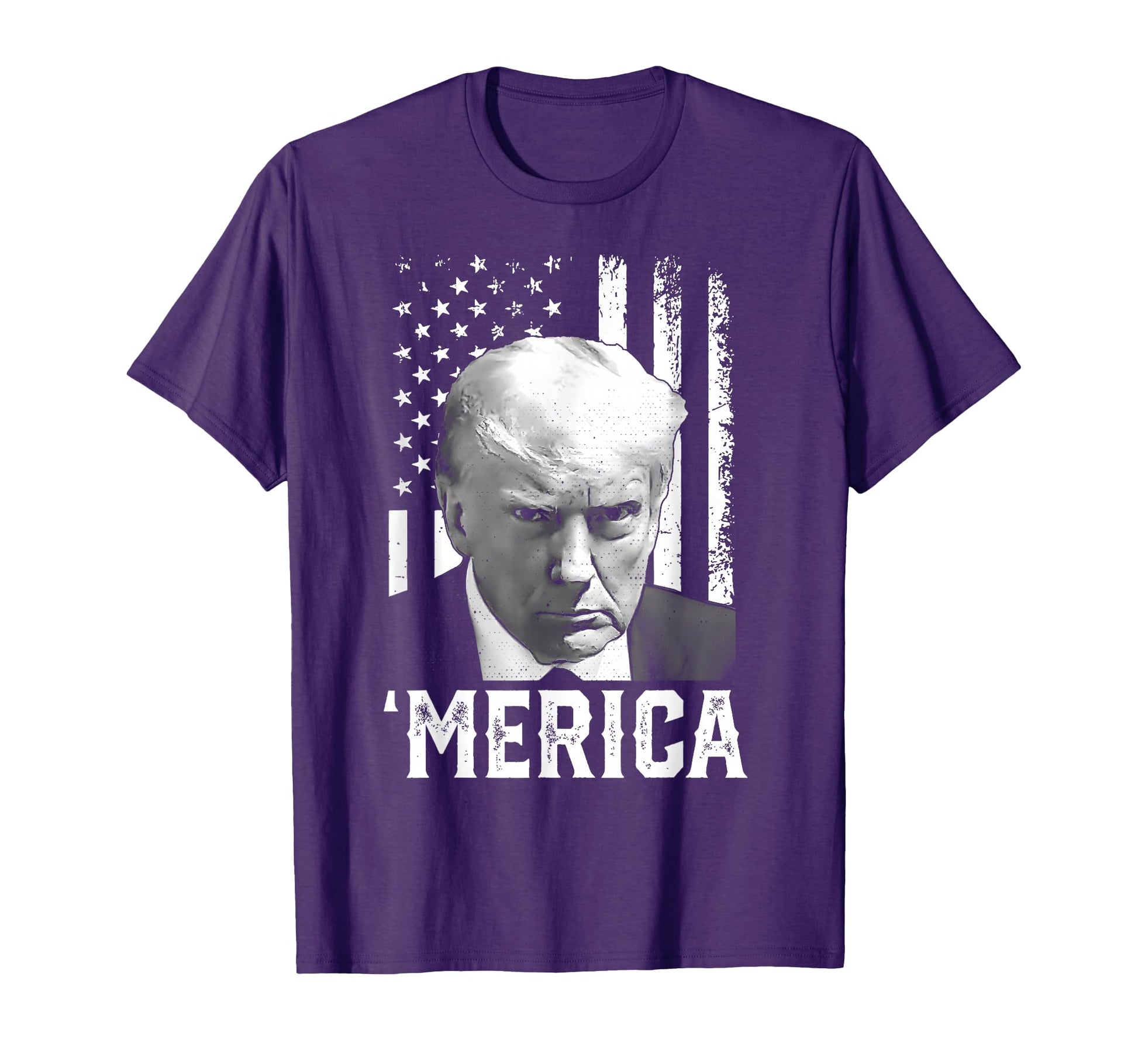 Merica Trump Happy 4Th July Trump T-Shirt - Fun Novelty Design for Adults - T-Shirt, Sweatshirt, Hoodie
