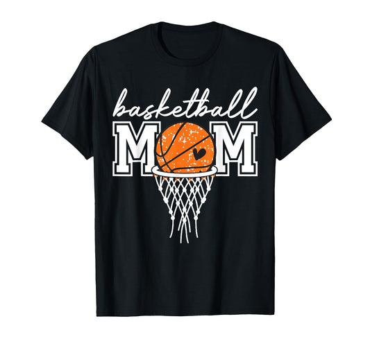 Basketball Mom Mama Funny Mom Game Day T-Shirt - Trendy Graphic Unisex - T-Shirt, Sweatshirt, Hoodie