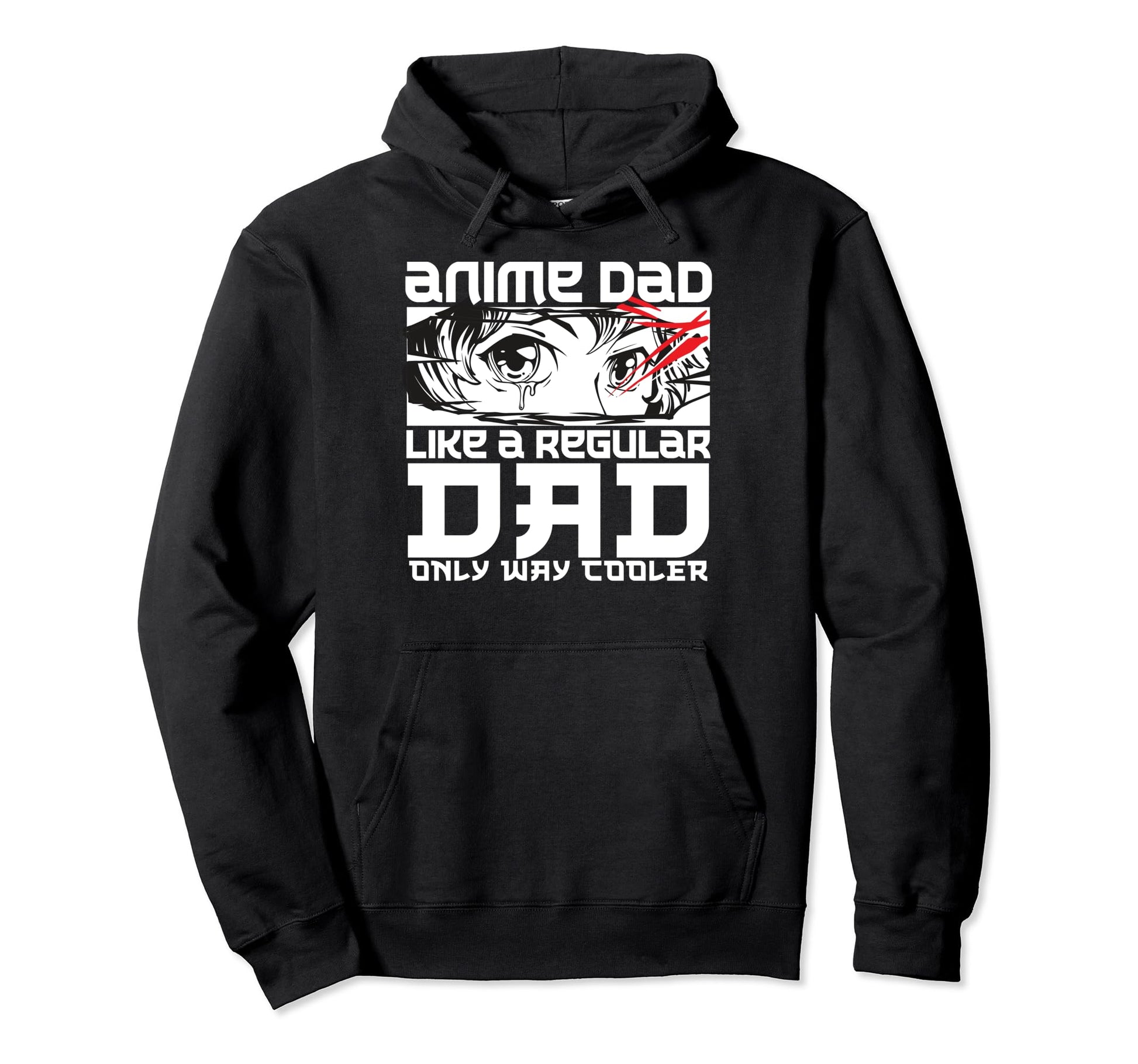 Anime Dad Like Regular But Cooler Hoodie - Novelty Apparel Men Women - T-Shirt, Sweatshirt, Hoodie