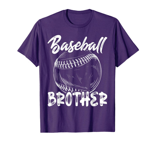 Baseball Brother Family Matching Players T-Shirt - Minimalist Print Unisex - T-Shirt, Sweatshirt, Hoodie