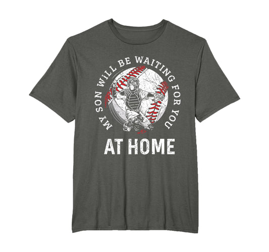 Baseball Catcher Parent Mom Dad T-Shirt - Aesthetic Graphic for Adults - T-Shirt, Sweatshirt, Hoodie