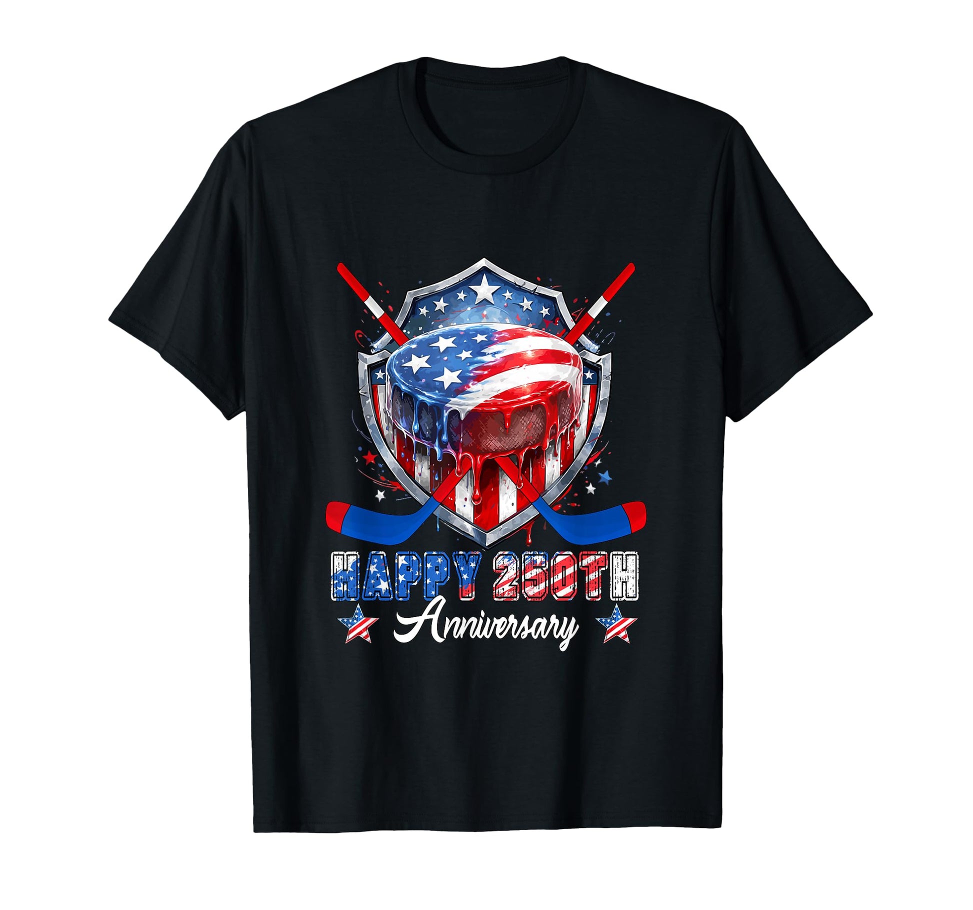 Happy 250Th Anniversary 4Th July T-Shirt - Minimalist Print for Adults - T-Shirt, Sweatshirt, Hoodie