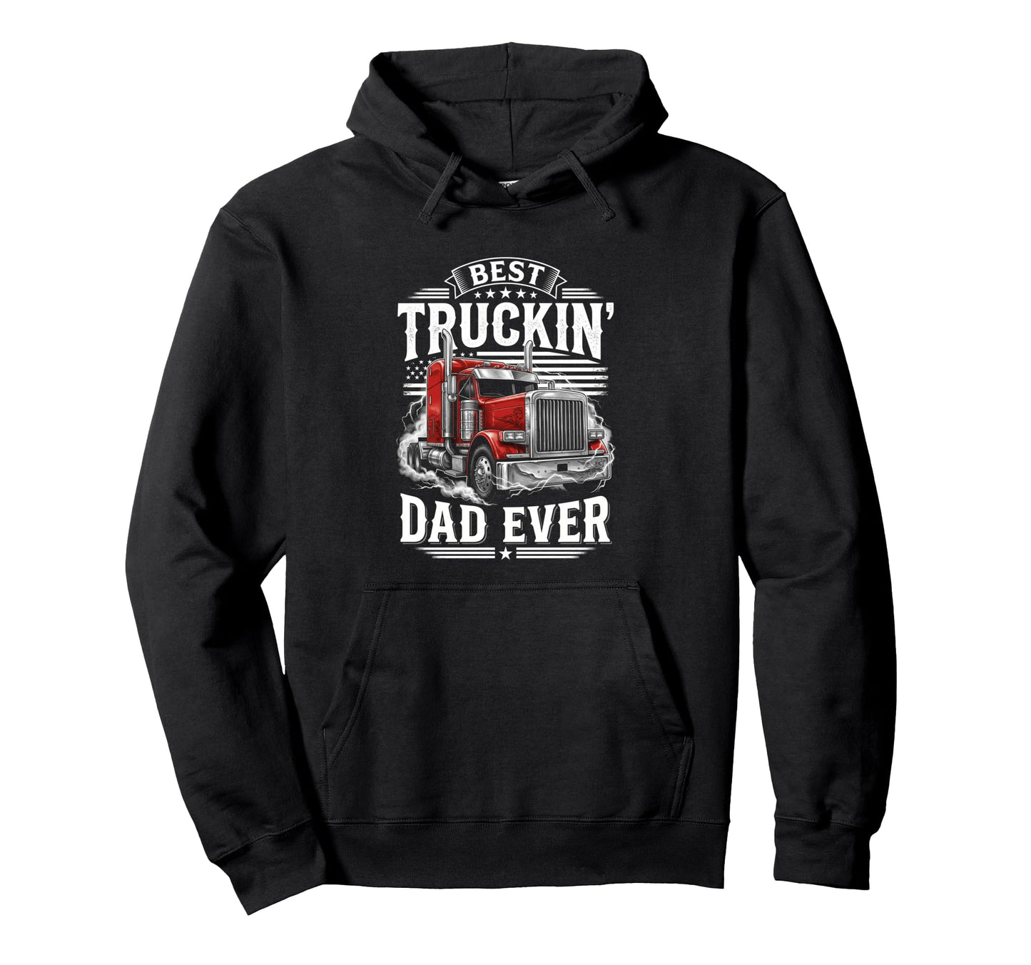 Patriotic Big Rig Semi Truck Driver Hoodie - Streetwear Style Men Women - T-Shirt, Sweatshirt, Hoodie
