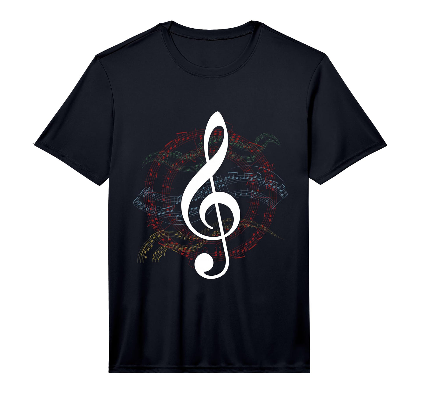 Mens Treble Clef Music Sheet Music T-Shirt - Streetwear Style for Adults - T-Shirt, Sweatshirt, Hoodie