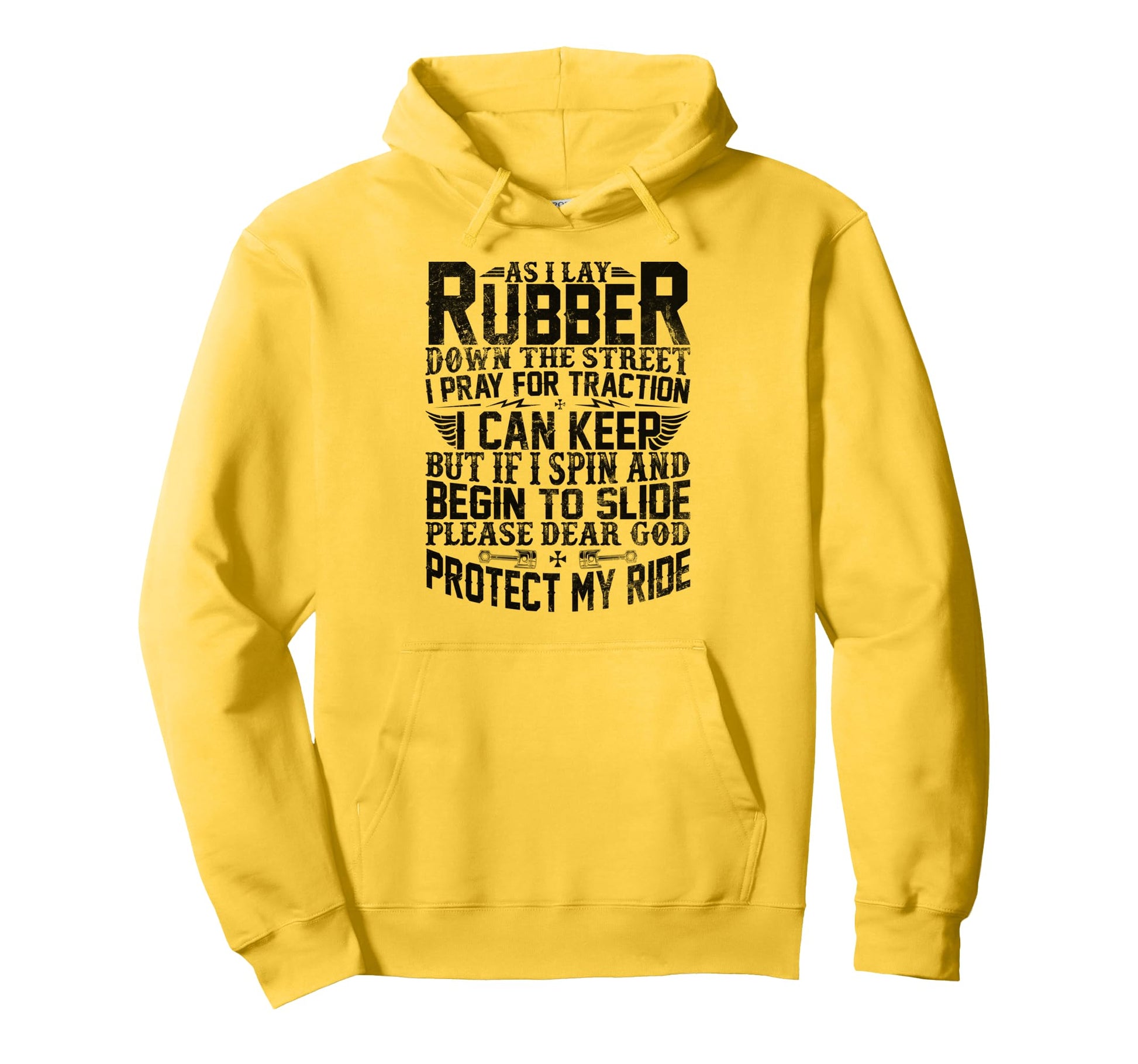 As I Lay Rubber Down Street Bikers Love Hoodie - Graphic Print Unisex - T-Shirt, Sweatshirt, Hoodie