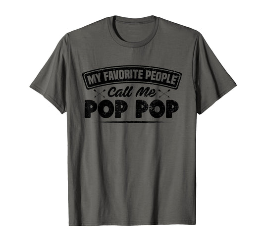 Best Pop Pop Worlds Best Pop Pop Proud T-Shirt - Custom Art Print Unisex - T-Shirt, Sweatshirt, Hoodie