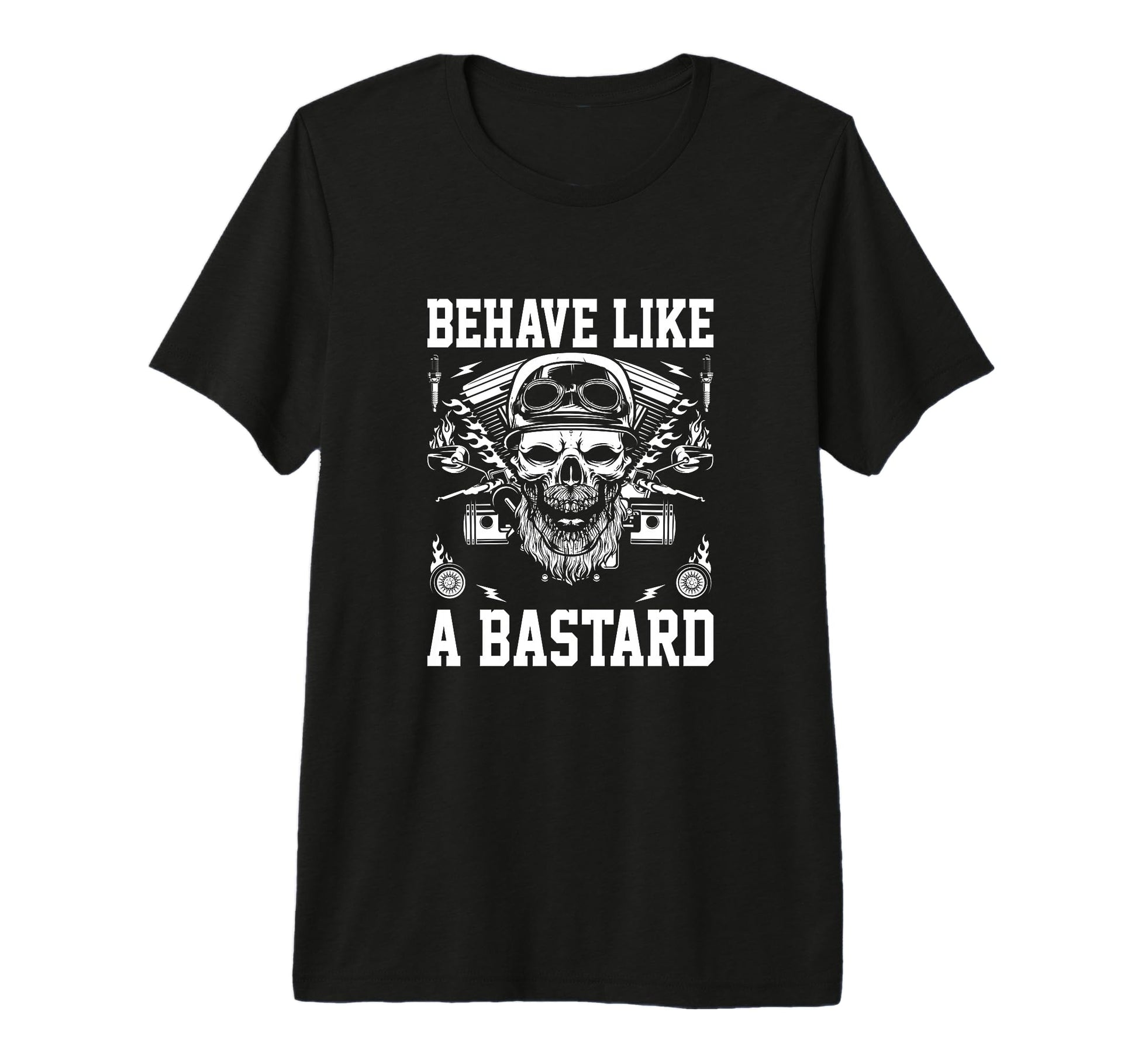 Motorcycle Lover Motorcycle Chopper Old T-Shirt - Graphic Print for Adults - T-Shirt, Sweatshirt, Hoodie