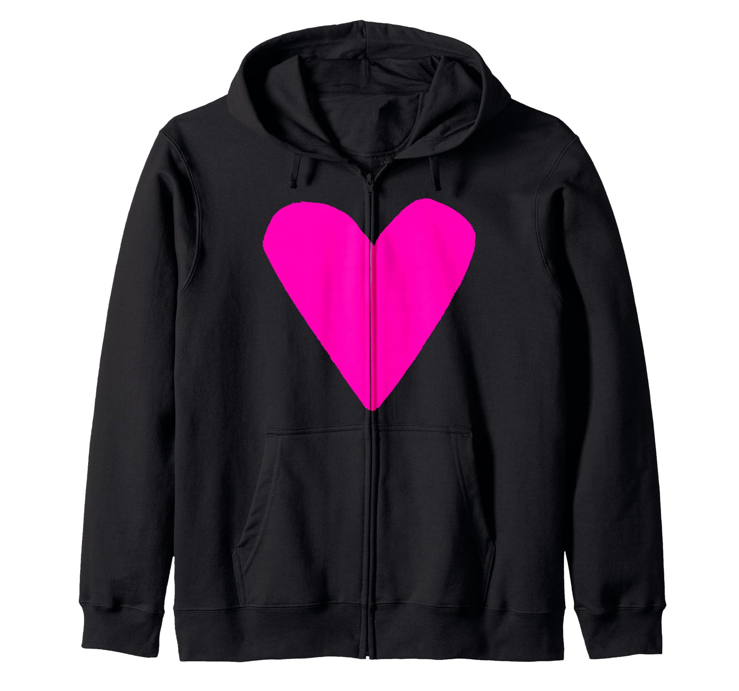 Pop Art Big Heart Tees Hoodie - Casual Everyday Wear Men Women - T-Shirt, Sweatshirt, Hoodie