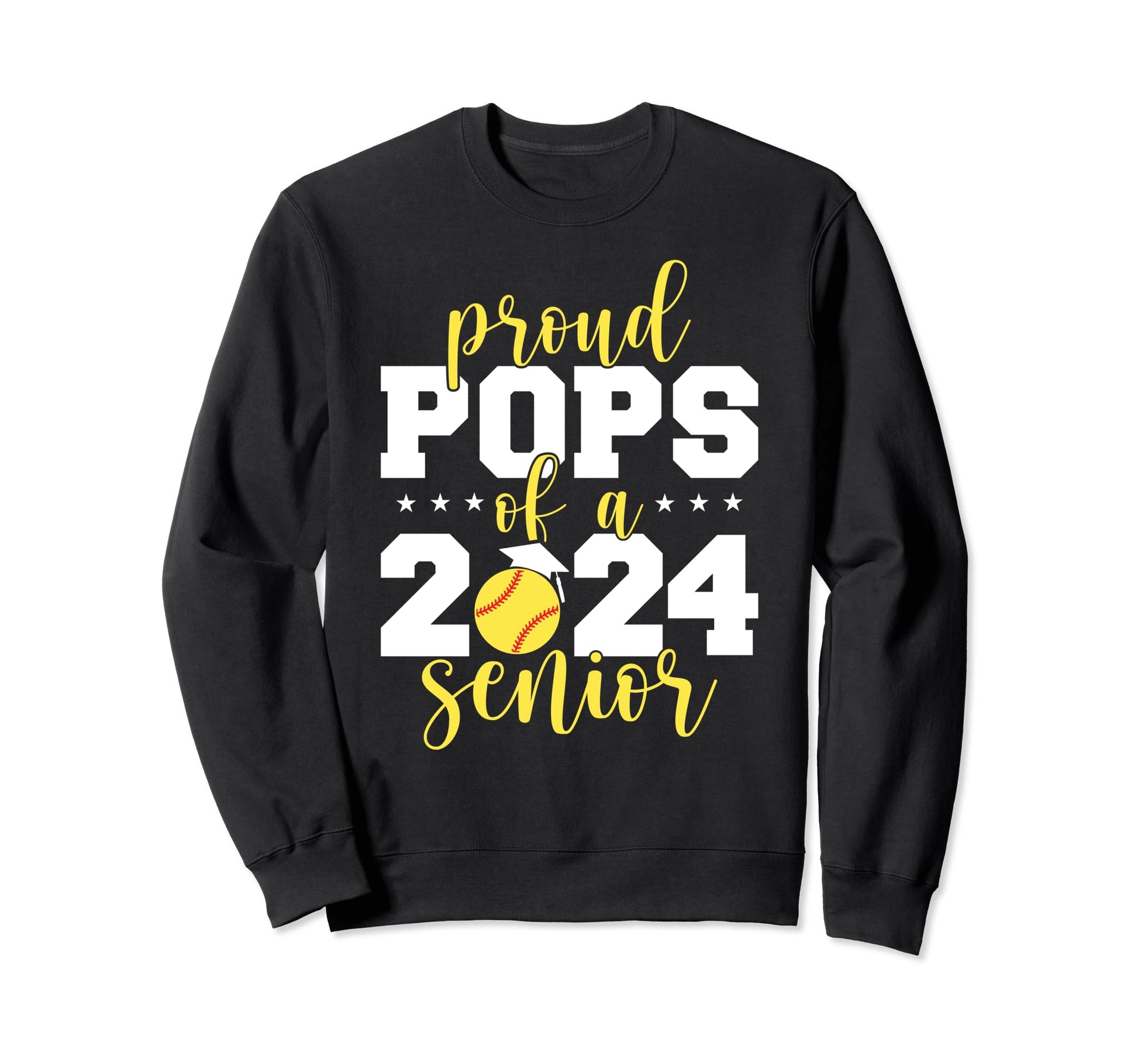 2024 Senior Proud Pops Senior Class Sweatshirt - Novelty Apparel Unisex - T-Shirt, Sweatshirt, Hoodie