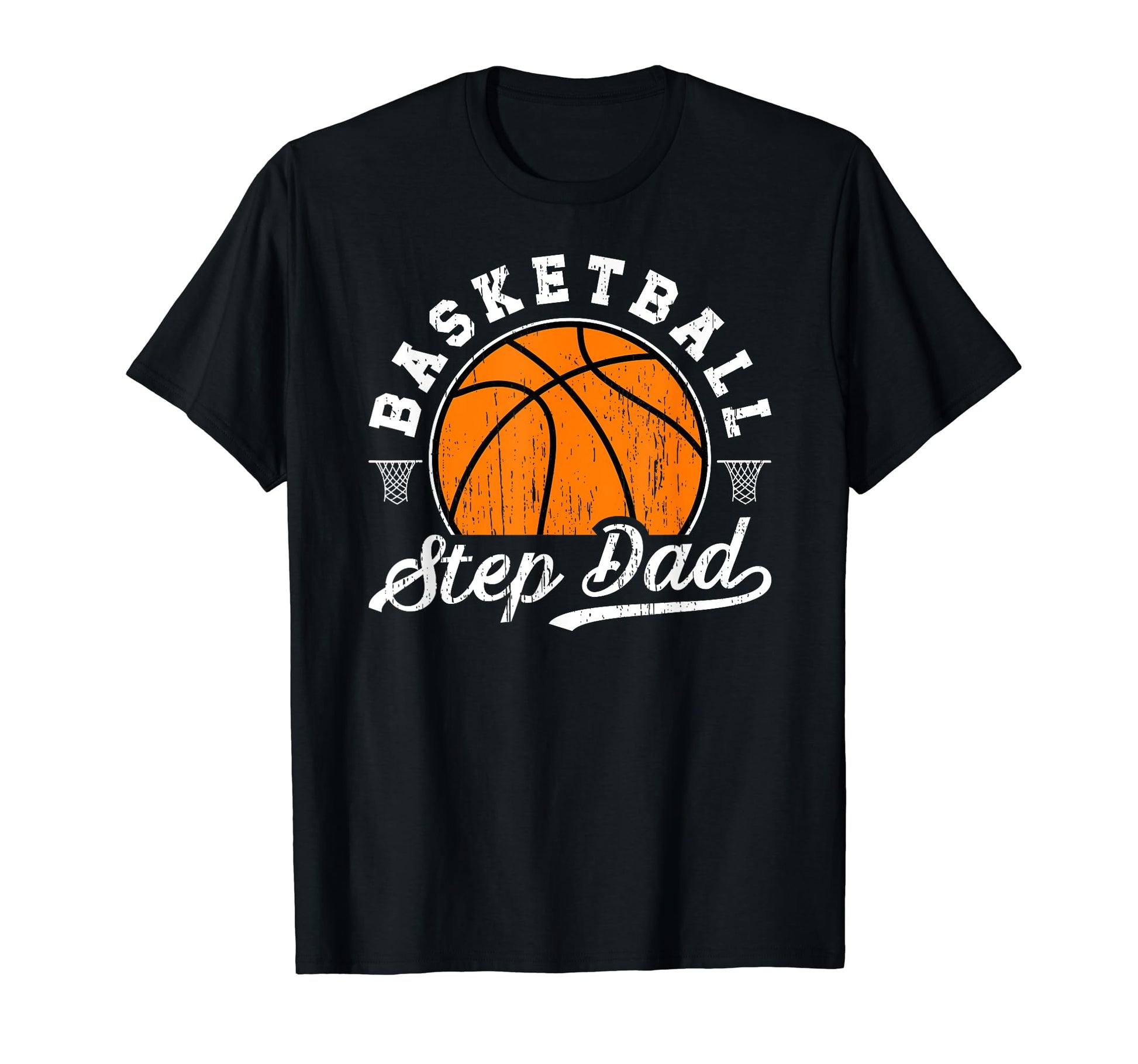 Basketball Step Dad Basketball Player T-Shirt - Trendy Graphic for Adults - T-Shirt, Sweatshirt, Hoodie