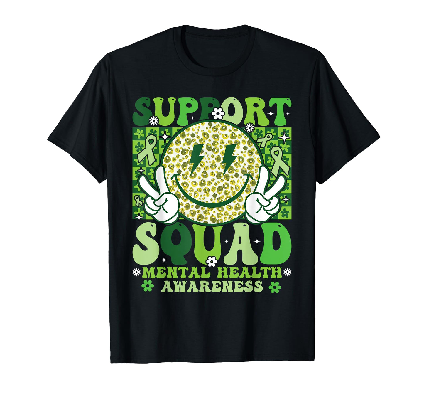 Support Squad Mental Health T-Shirt - Casual Everyday Wear Men Women - T-Shirt, Sweatshirt, Hoodie