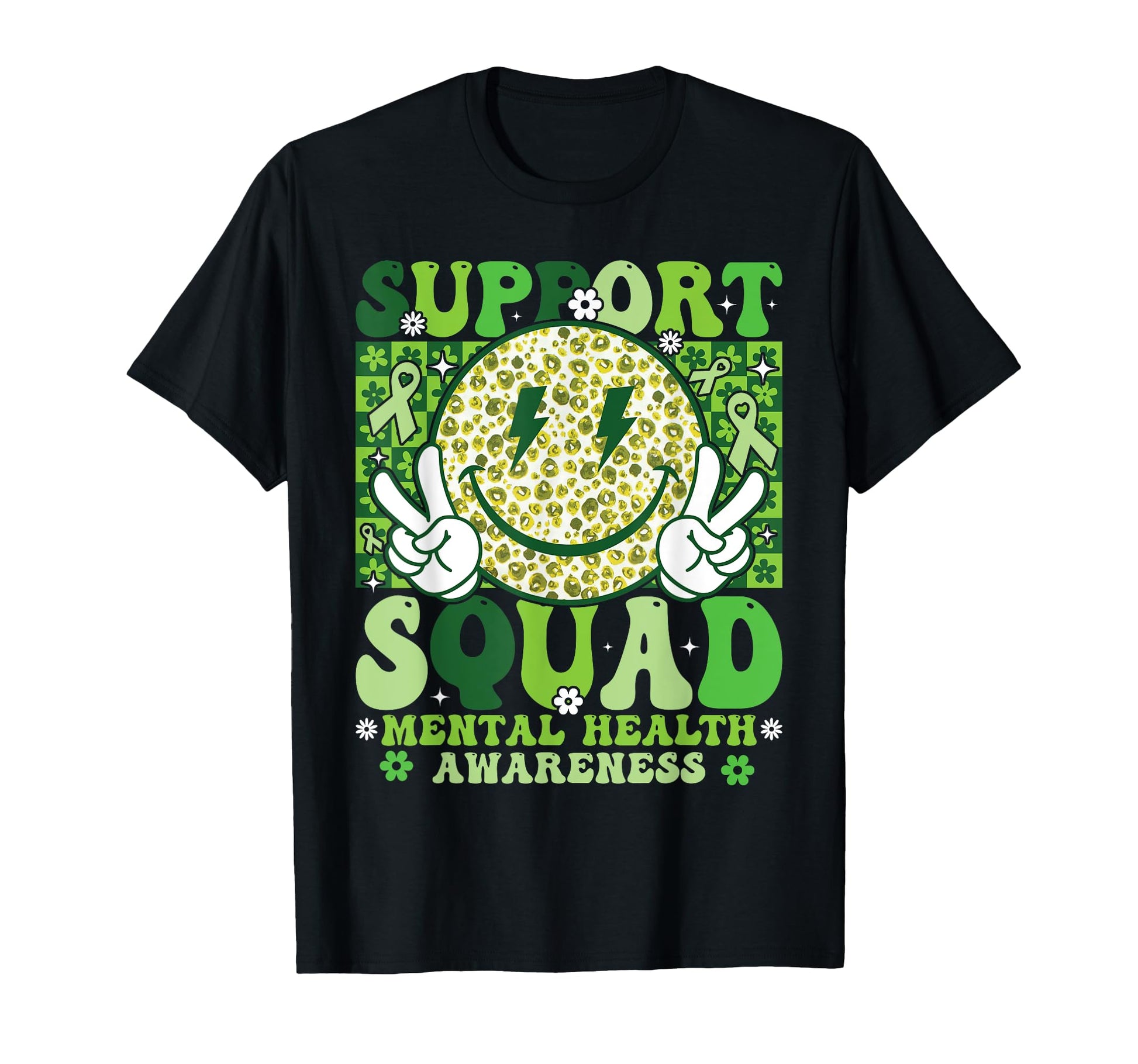 Support Squad Mental Health T-Shirt - Casual Everyday Wear Men Women - T-Shirt, Sweatshirt, Hoodie