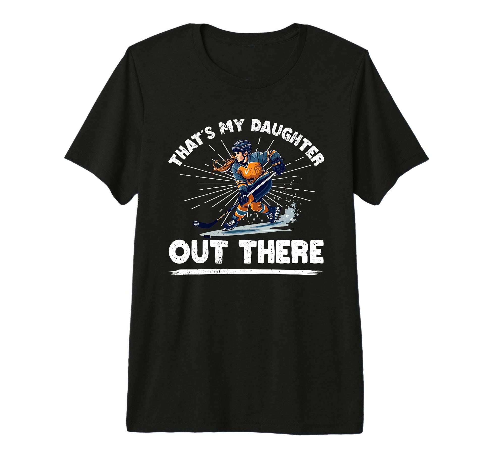 Ice Hockey Dad Tri Blend T-Shirt - Streetwear Style for Adults - T-Shirt, Sweatshirt, Hoodie