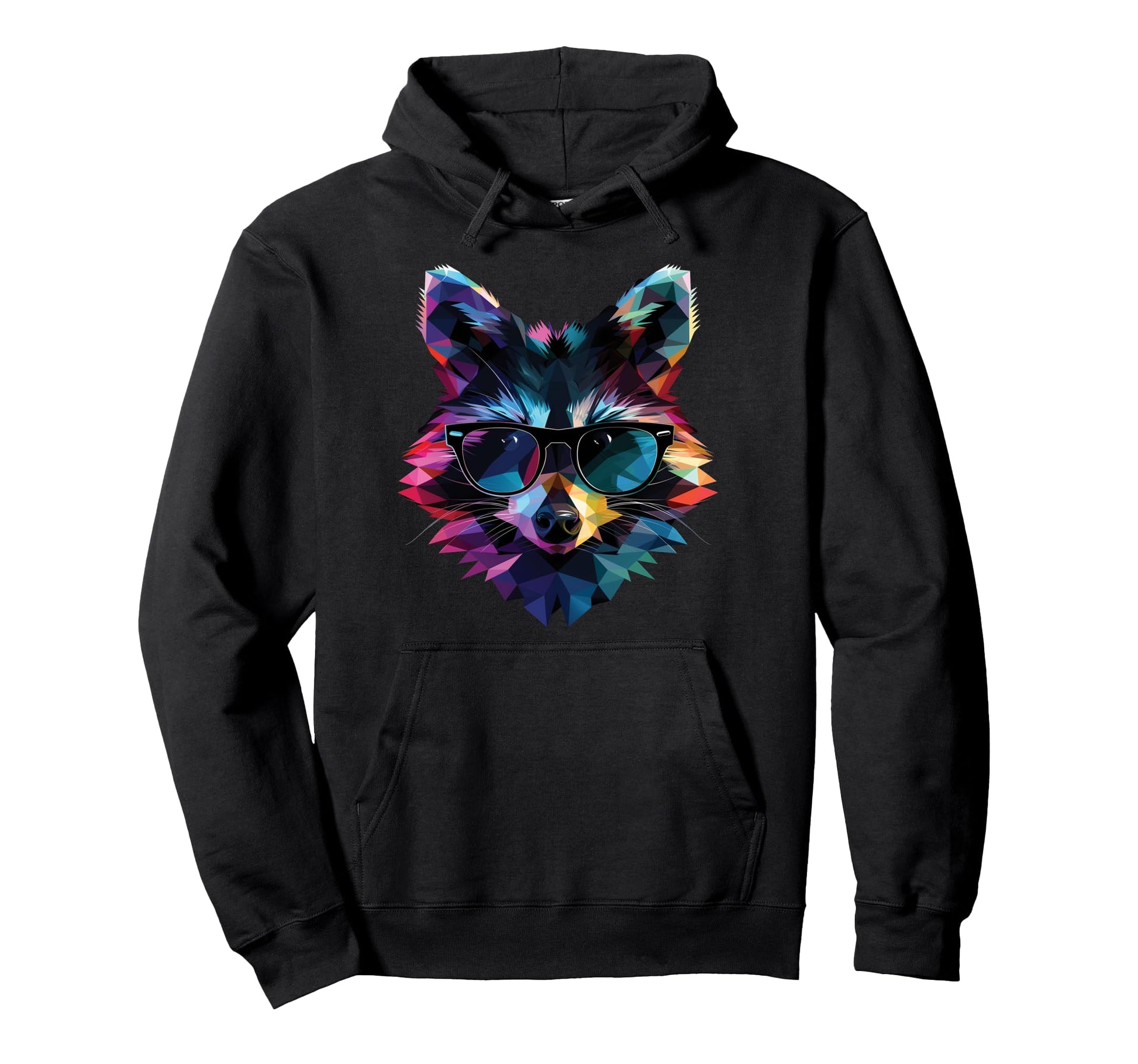 Raccoon Dad Mom Sunglasses Raccoon Hoodie - Streetwear Style Men Women - T-Shirt, Sweatshirt, Hoodie