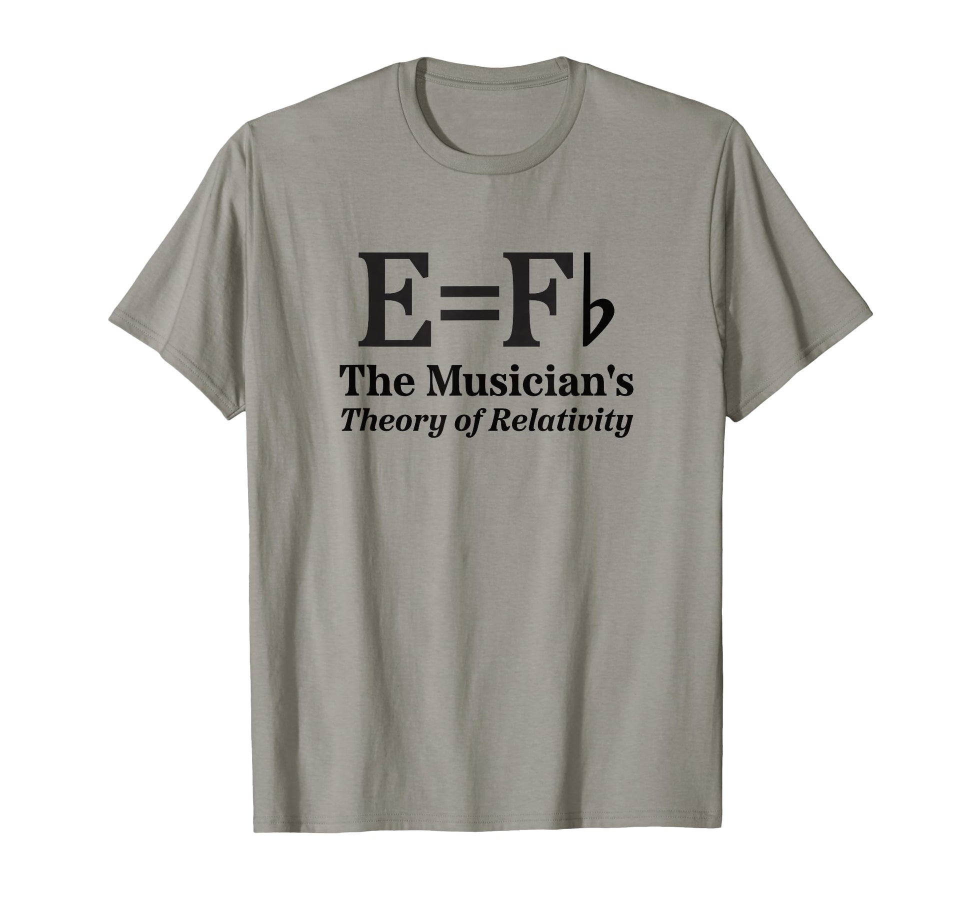 E Equals F Flat Musicians Theory T-Shirt - Novelty Apparel Men Women - T-Shirt, Sweatshirt, Hoodie