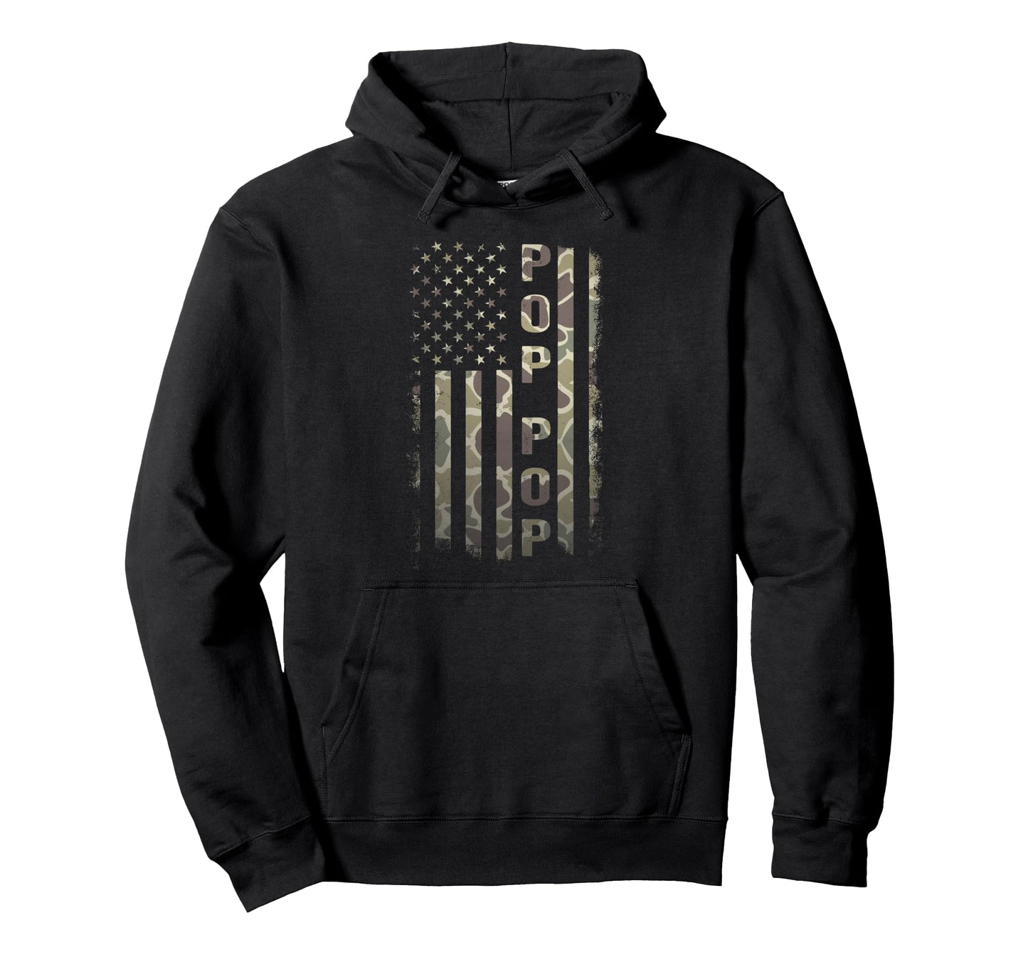 Old School Camo Pop Pop Usa Flag New Hoodie - Novelty Apparel Men Women - T-Shirt, Sweatshirt, Hoodie