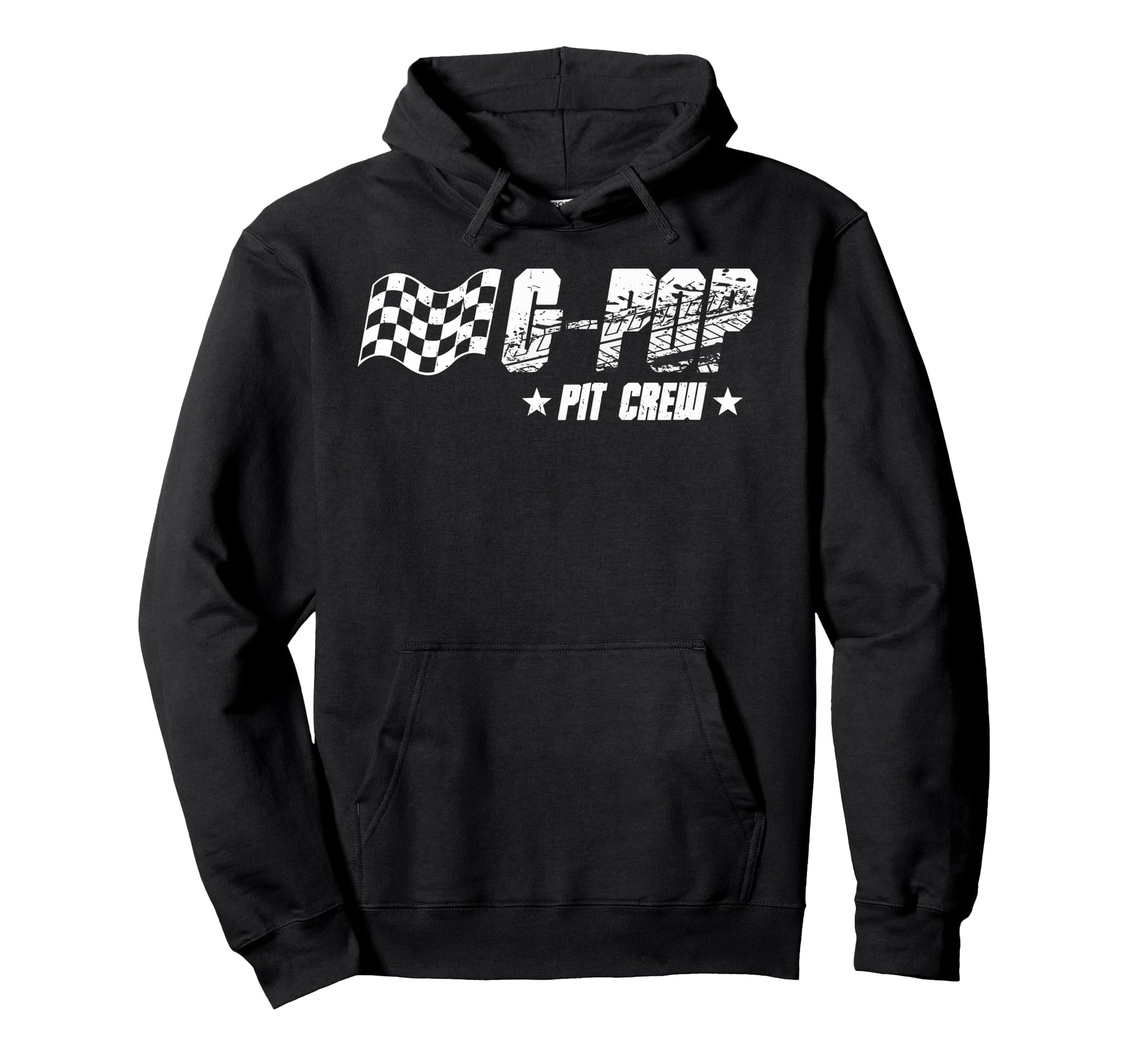 G Pop Pit Crew Race Car Birthday Family Hoodie - Trendy Graphic Men Women - T-Shirt, Sweatshirt, Hoodie