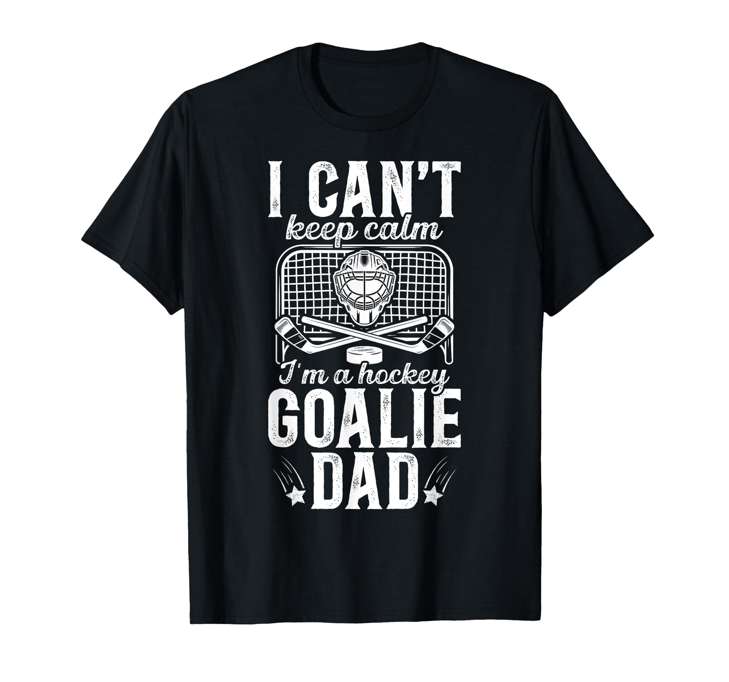 Im Hockey Goalie Dad Ice Hockey Keeper T-Shirt - Custom Art Print Unisex - T-Shirt, Sweatshirt, Hoodie