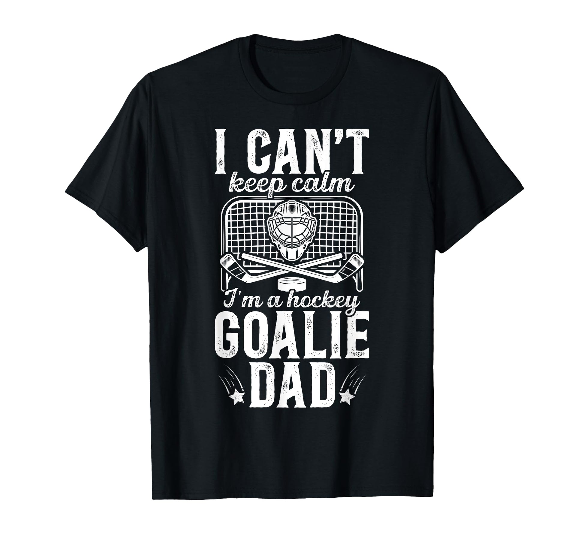 Im Hockey Goalie Dad Ice Hockey Keeper T-Shirt - Custom Art Print Unisex - T-Shirt, Sweatshirt, Hoodie