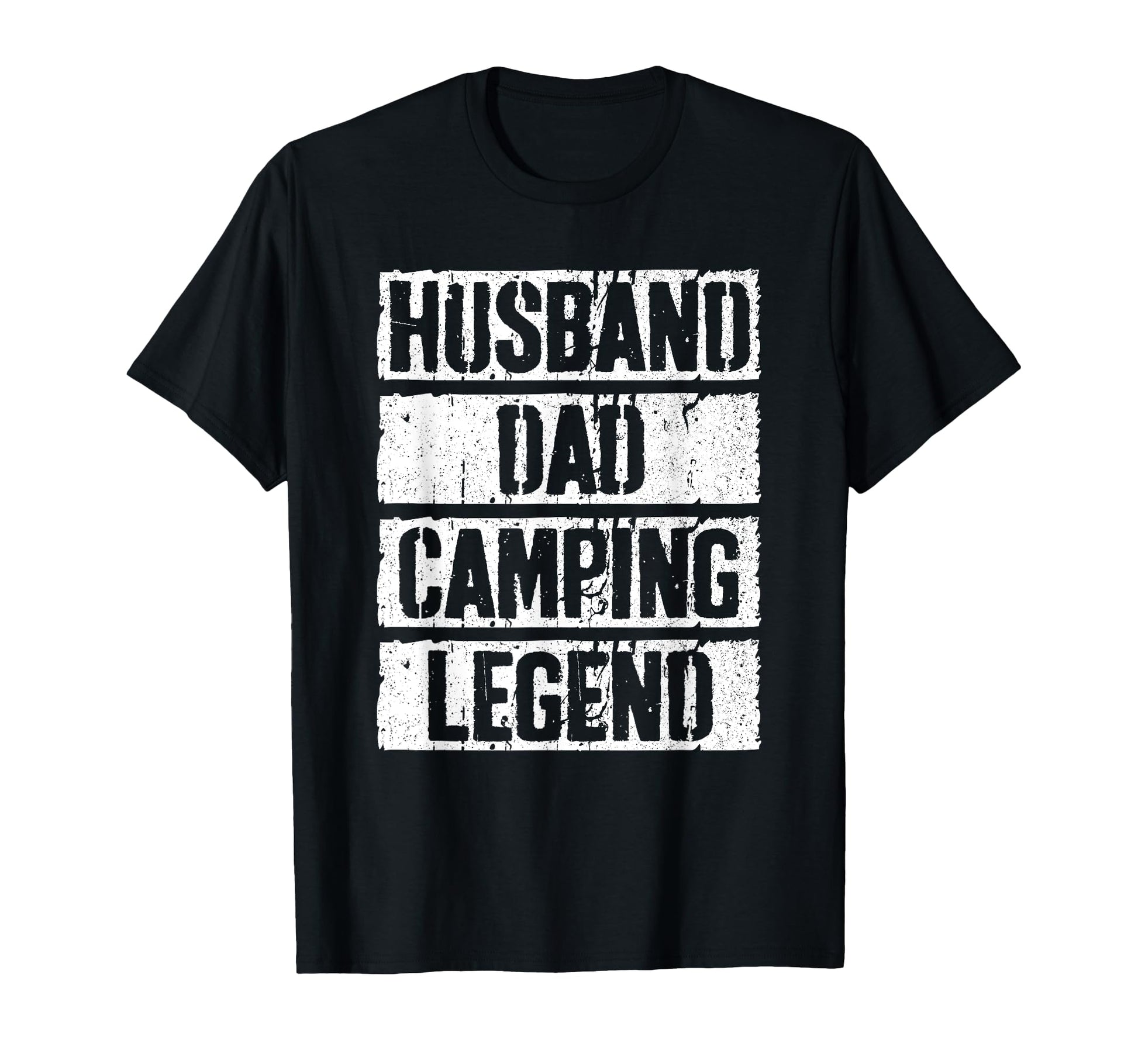 Husband Dad Camping Legend Fathers Day T-Shirt - Custom Art Print Men Women - T-Shirt, Sweatshirt, Hoodie