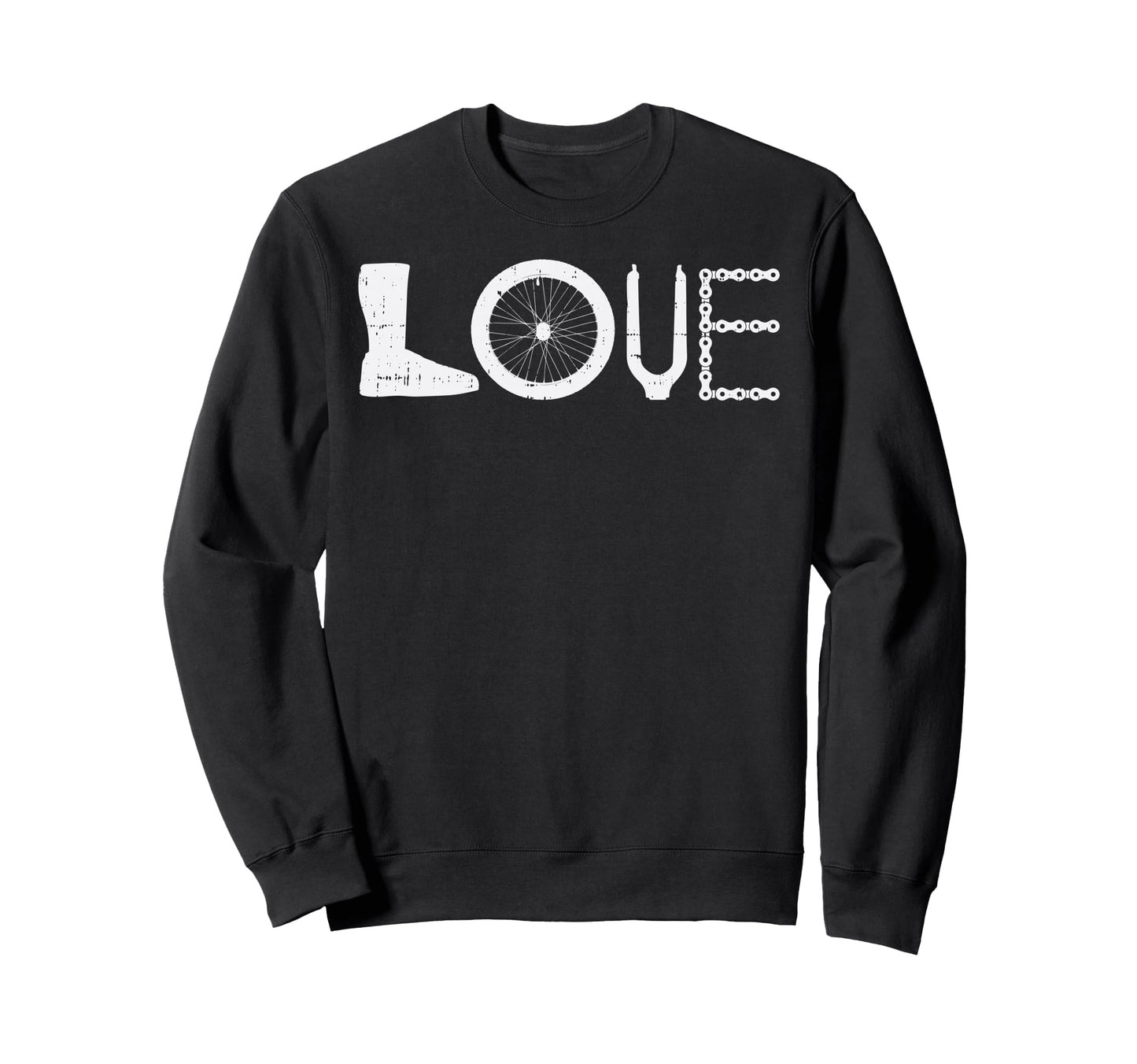 Love Bmx Racing Cycling Biking Sweatshirt - Aesthetic Graphic Unisex - T-Shirt, Sweatshirt, Hoodie