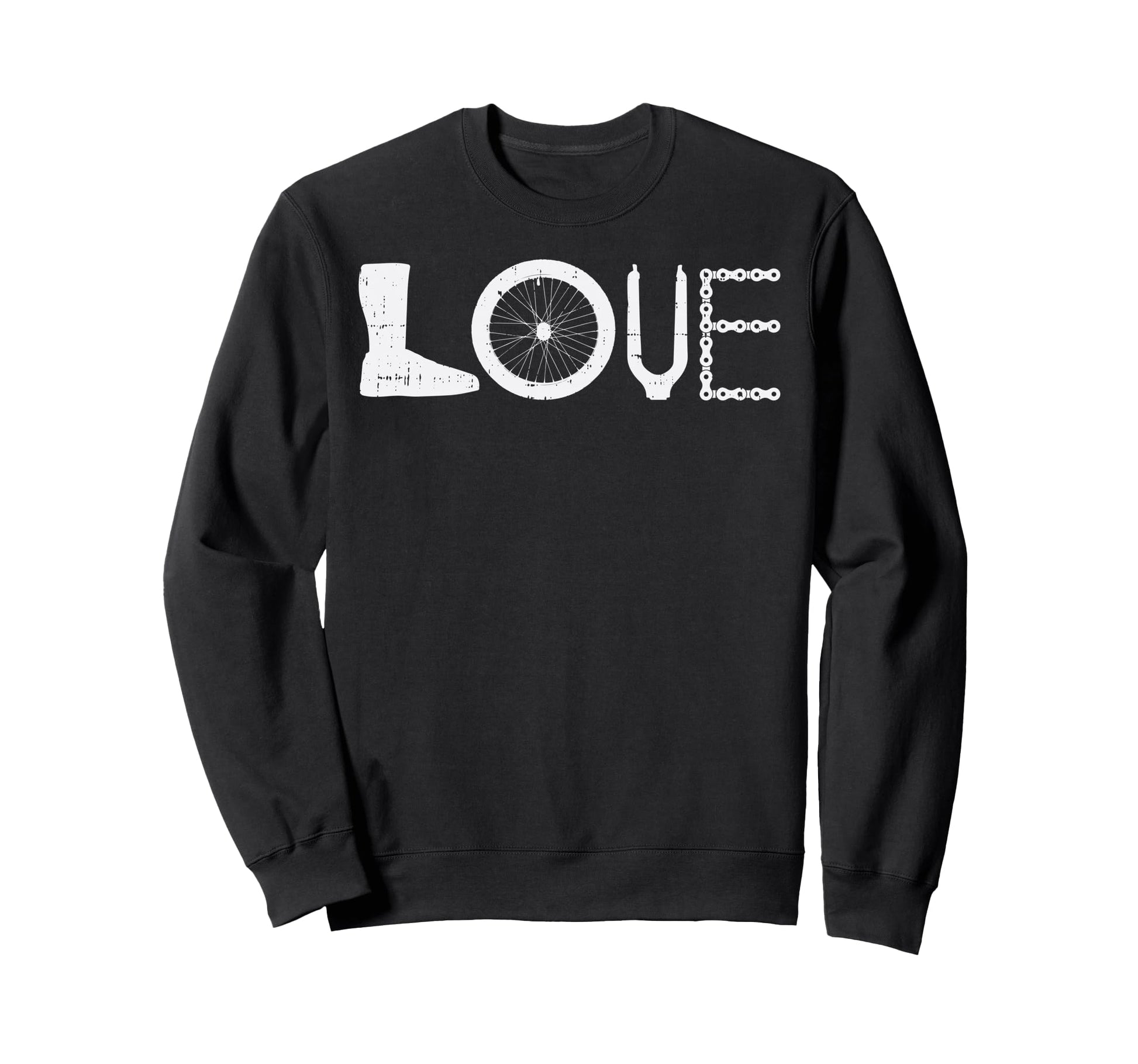 Love Bmx Racing Cycling Biking Sweatshirt - Aesthetic Graphic Unisex - T-Shirt, Sweatshirt, Hoodie