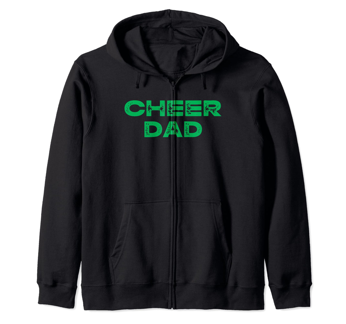 Cheer Cheerleader Dad Green T-Shirt - Novelty Apparel Men Women - T-Shirt, Sweatshirt, Hoodie