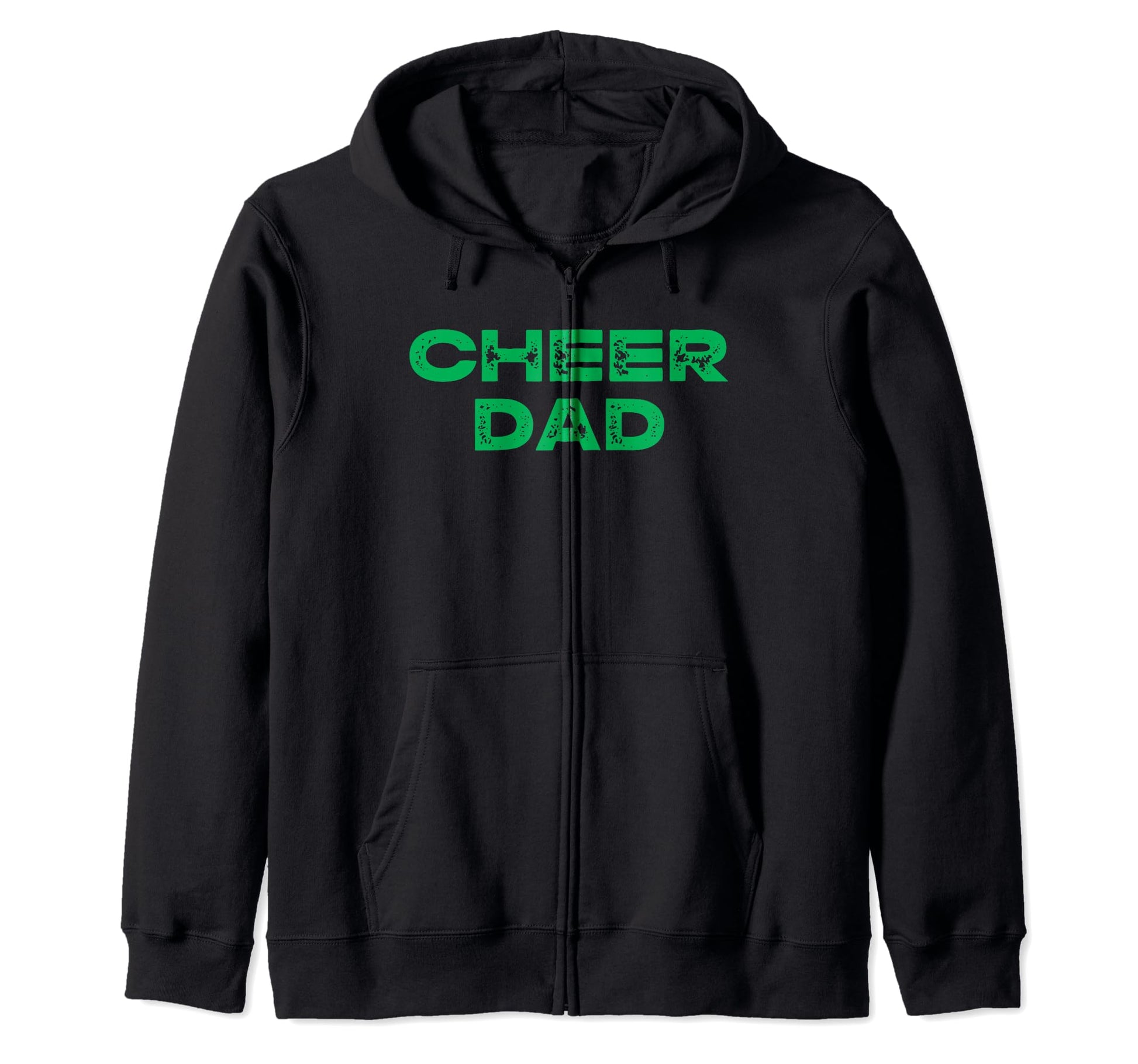 Cheer Cheerleader Dad Green T-Shirt - Novelty Apparel Men Women - T-Shirt, Sweatshirt, Hoodie