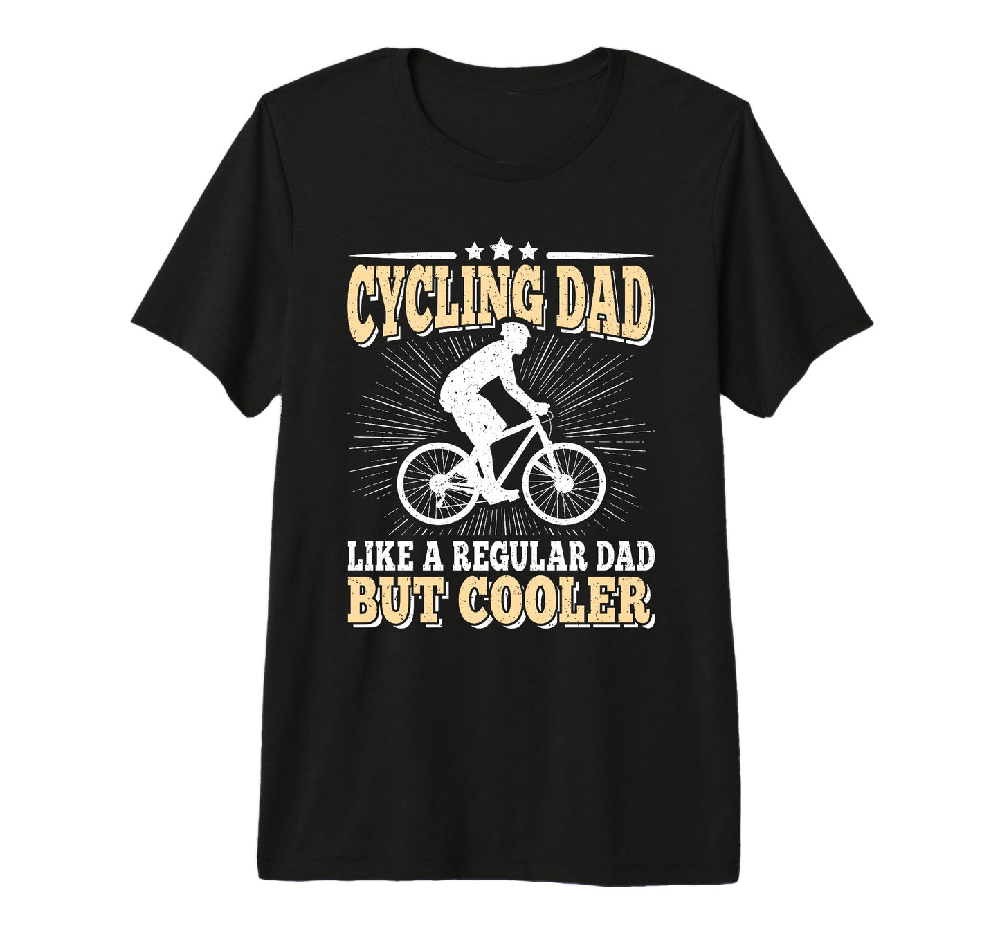 Mens Cycling Dad Like Regular Dad T-Shirt - Custom Art Print Men Women - T-Shirt, Sweatshirt, Hoodie