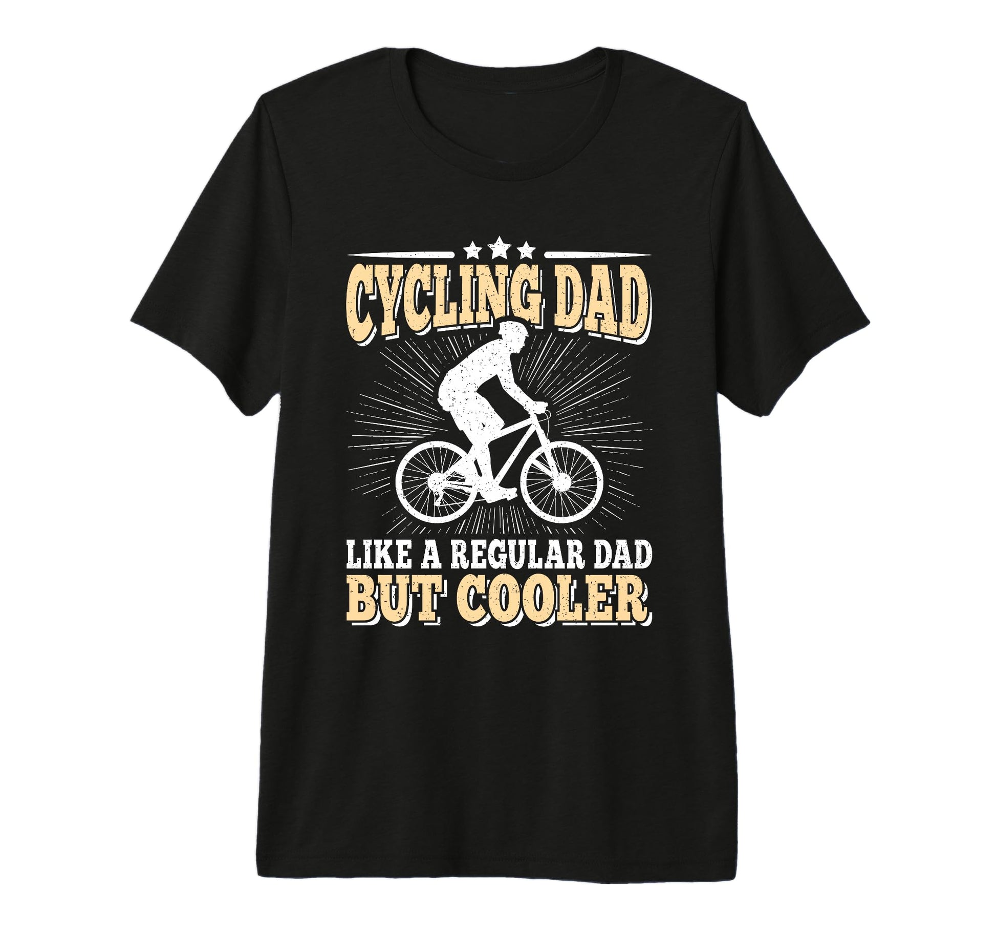 Mens Cycling Dad Like Regular Dad T-Shirt - Custom Art Print Men Women - T-Shirt, Sweatshirt, Hoodie