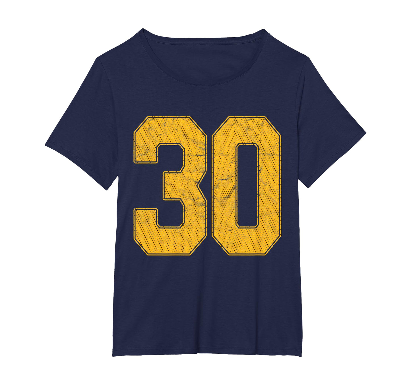 Number 30 Numbered Uniform Sports T-Shirt - Custom Art Print Men Women - T-Shirt, Sweatshirt, Hoodie