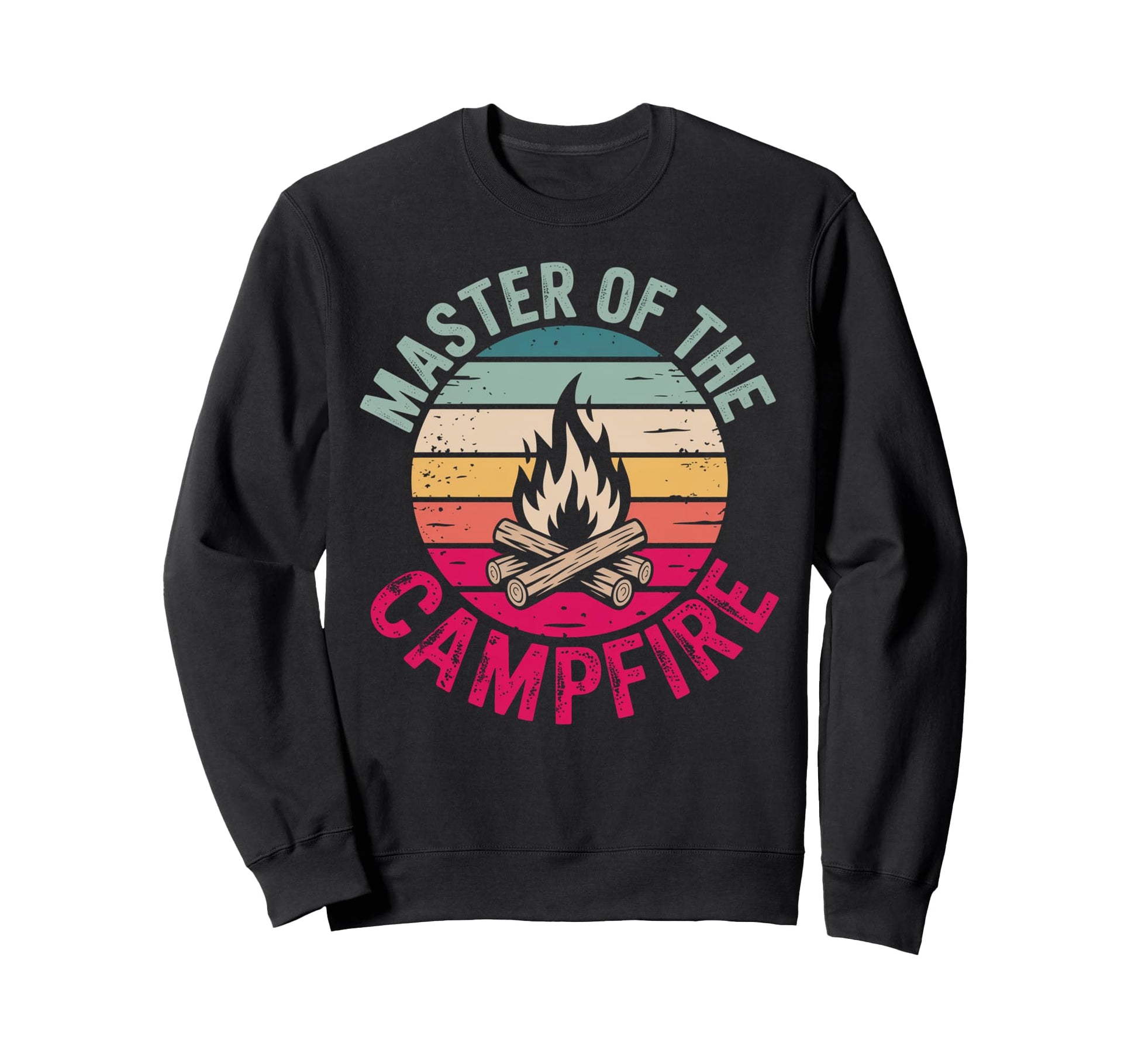 Master Campfire Dad Camping Sweatshirt - Fun Novelty Design Men Women - T-Shirt, Sweatshirt, Hoodie