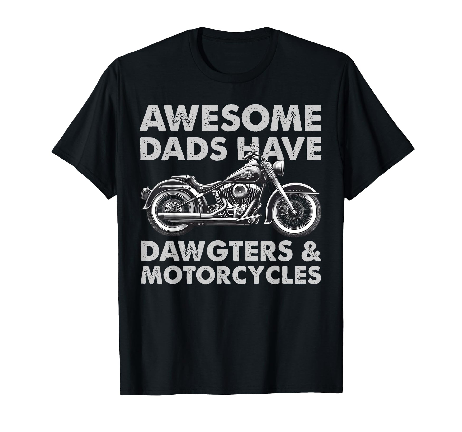 Funny Biker Awesome Dads Have T-Shirt - Custom Art Print for Adults - T-Shirt, Sweatshirt, Hoodie
