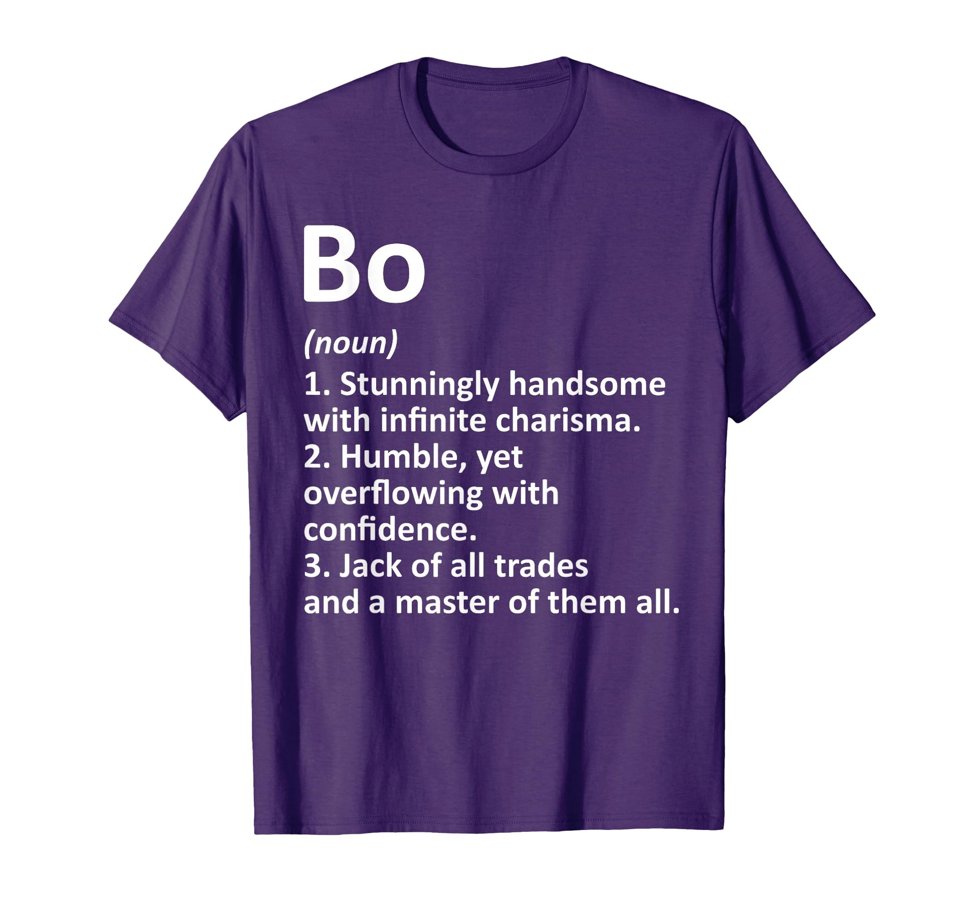 Bo Definition Personalized Name Funny T-Shirt - Aesthetic Graphic Unisex - T-Shirt, Sweatshirt, Hoodie