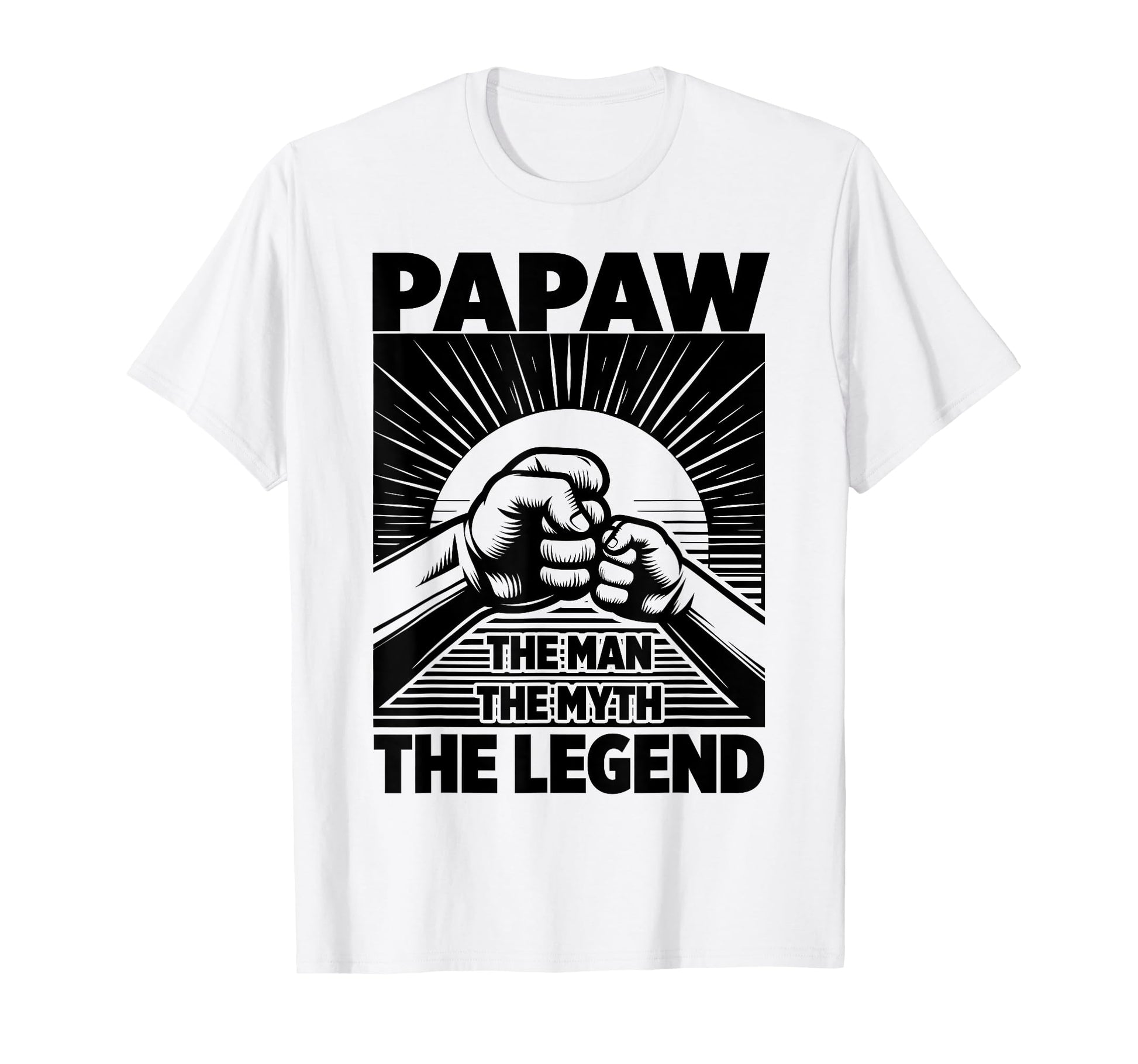 Papaw Myth Legend Dad Grandpa T-Shirt - Minimalist Print for Adults - T-Shirt, Sweatshirt, Hoodie