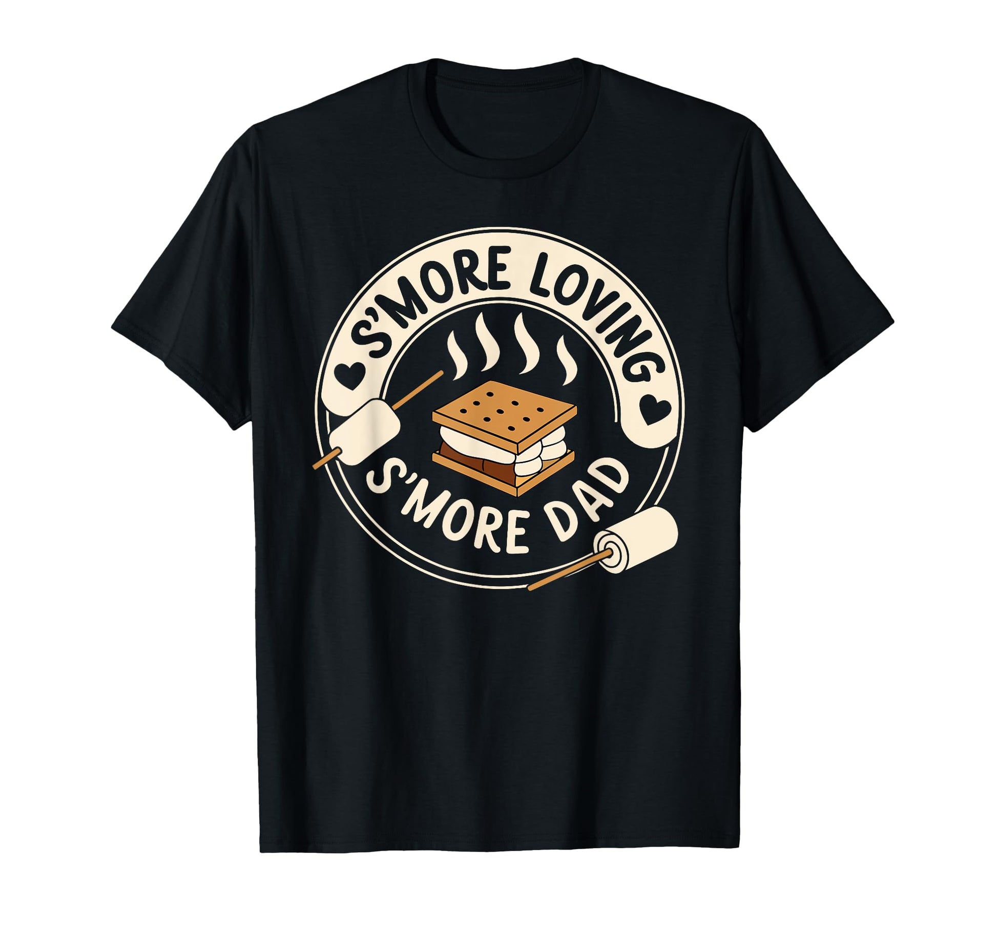 Smore Dad Fathers Day Outdoorsy Dads T-Shirt - Graphic Print for Adults - T-Shirt, Sweatshirt, Hoodie