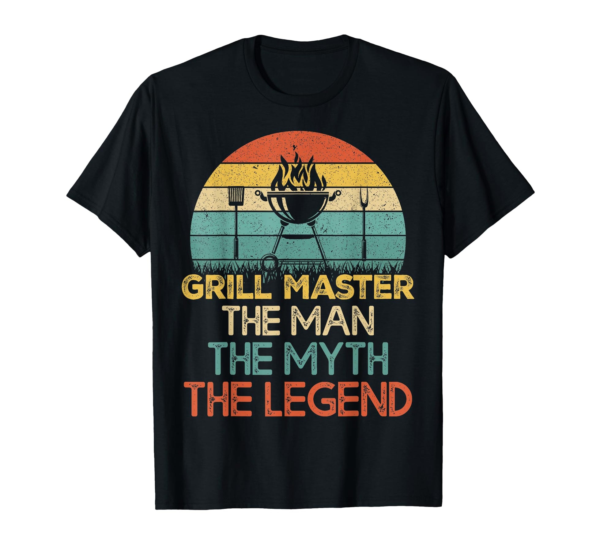 Funny Bbq Dad Grill Master Myth T-Shirt - Fun Novelty Design for Adults - T-Shirt, Sweatshirt, Hoodie